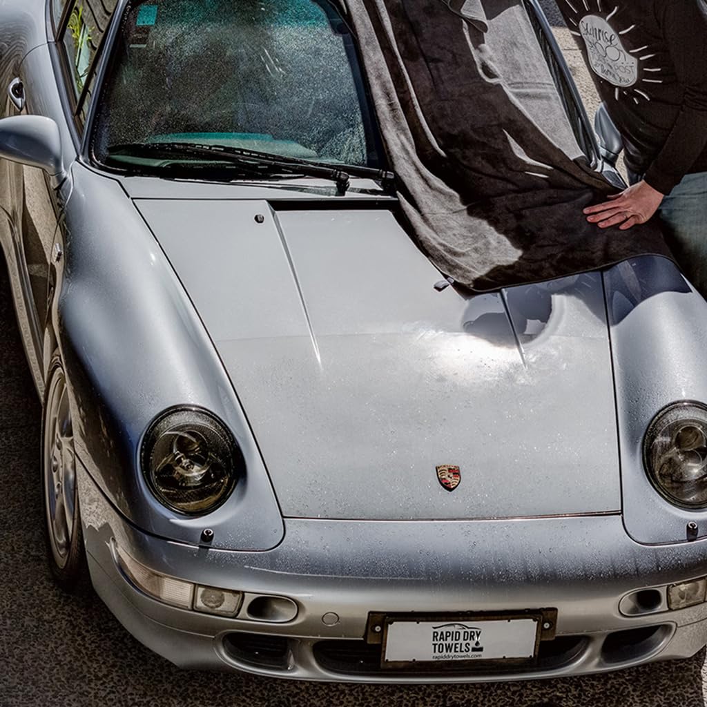 Rapid Dry Towels - Original 2.0 Car Drying Towel (59X30In/150X75Cm) - Ultra Absorbent Microfiber - Dries Entire Vehicle In One P