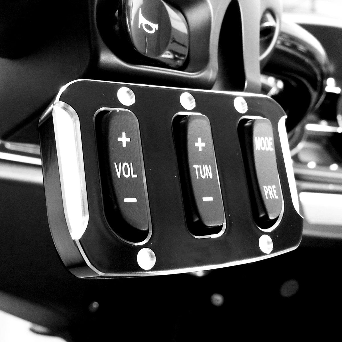 Radio Bezel Cover Cross Country Magnum For Victory Motorcycle Cruise Control