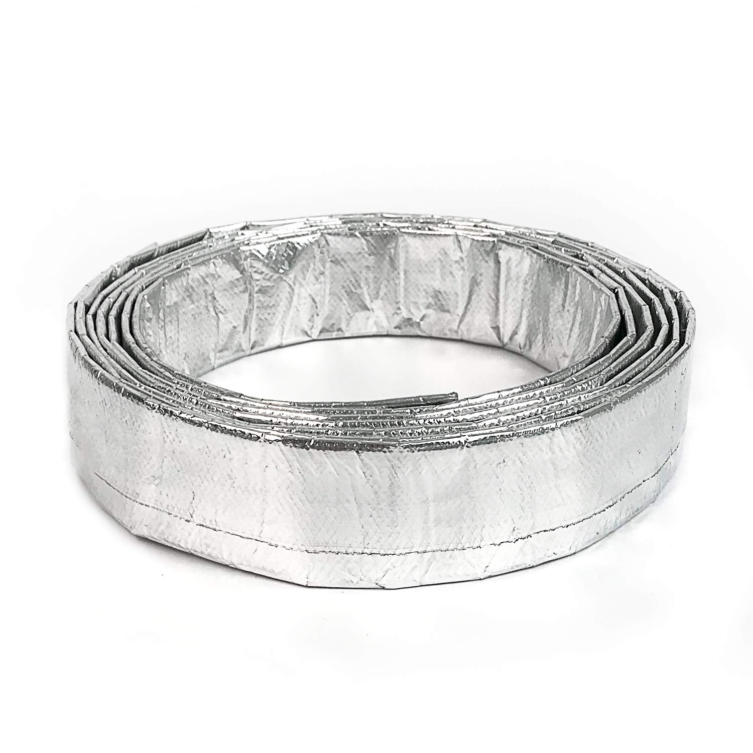 Aluminized Heat Sheath Heat Wrap Wire Shield Sleeve- 3/4''Id X 10Ft Adjustable Silver Heat Shield Spark Plug Wire For Car&Auto W