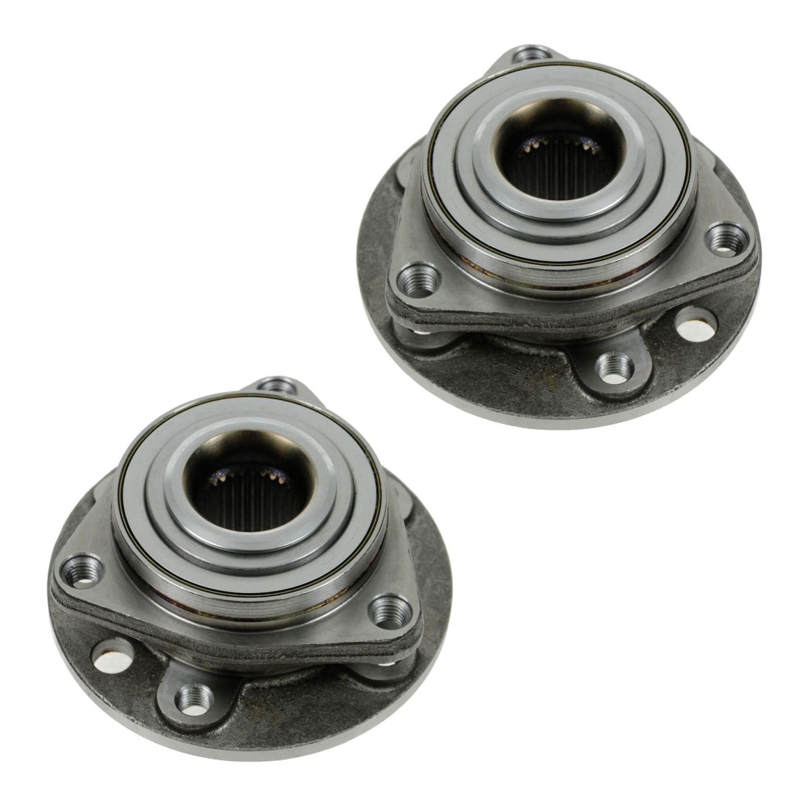 Trq Front Wheel Hub Bearings Assembly Set Compatible With 2002-2009 Saab 9-5
