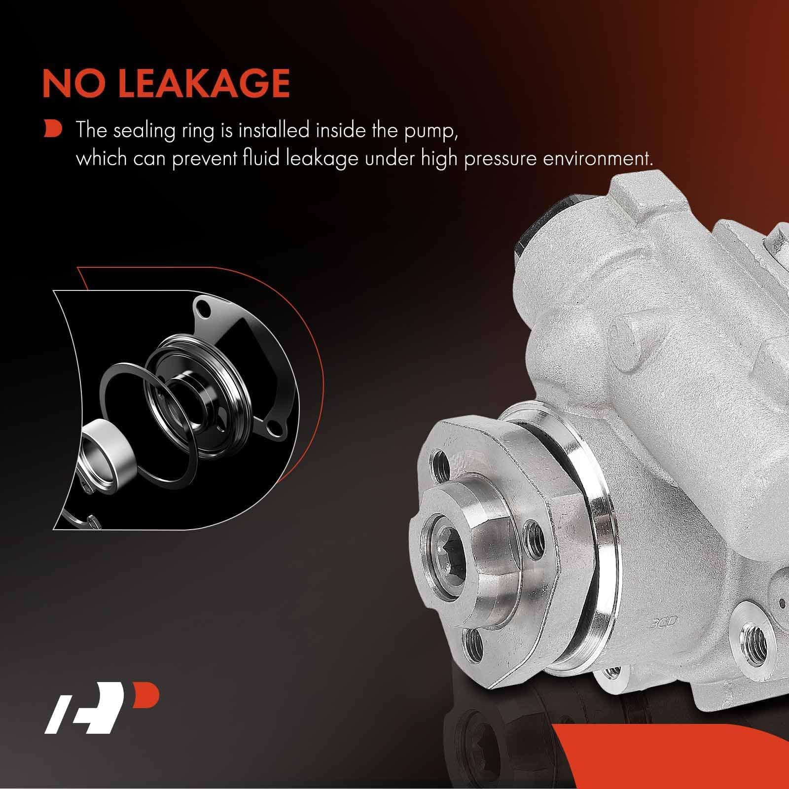 A-Premium Power Steering Pump Compatible with Volkswagen Jetta 1999-2005, Golf 1999-2006, Beetle 1998-2006, 1.9L Diesel, Replace # 1J0422154H, 1J0422154E
