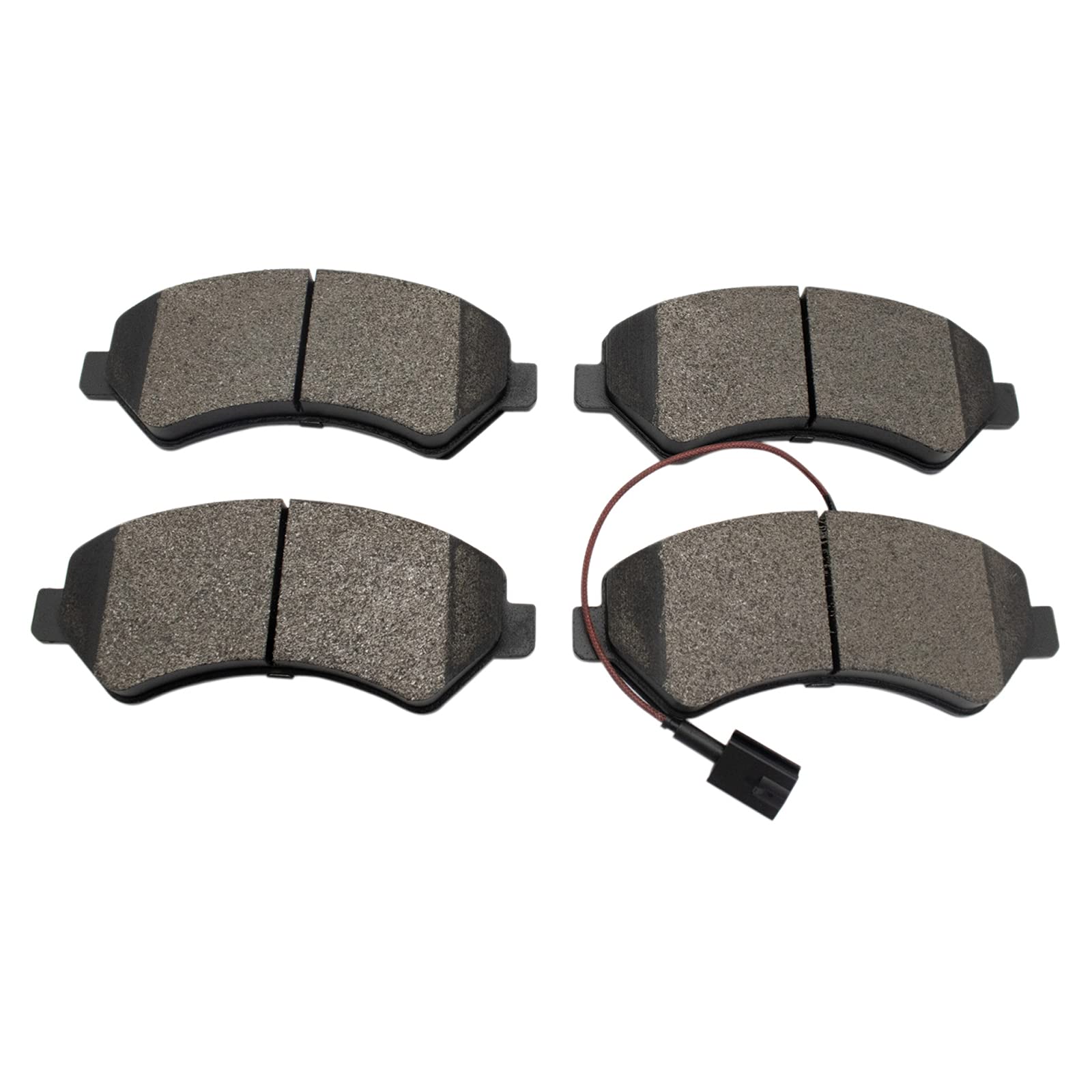Trq Front Brake Pad & Rotor Kit Brake Pads Brake Rotor Semi-Metallic Premium G-Coated Compatible With 2014-2021 Ram Promaster 15