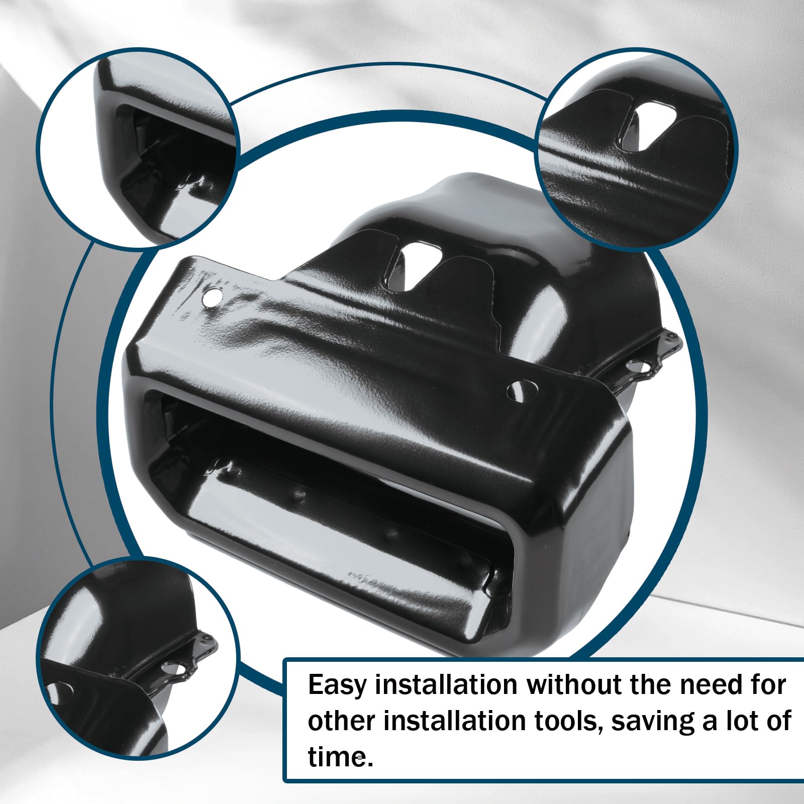 HRepair Exhaust Tips Bezels fits for 2019-2024 Chevy Silverado 1500 & GMC Sierra 1500 Exhaust Tips Replaces# 2253506