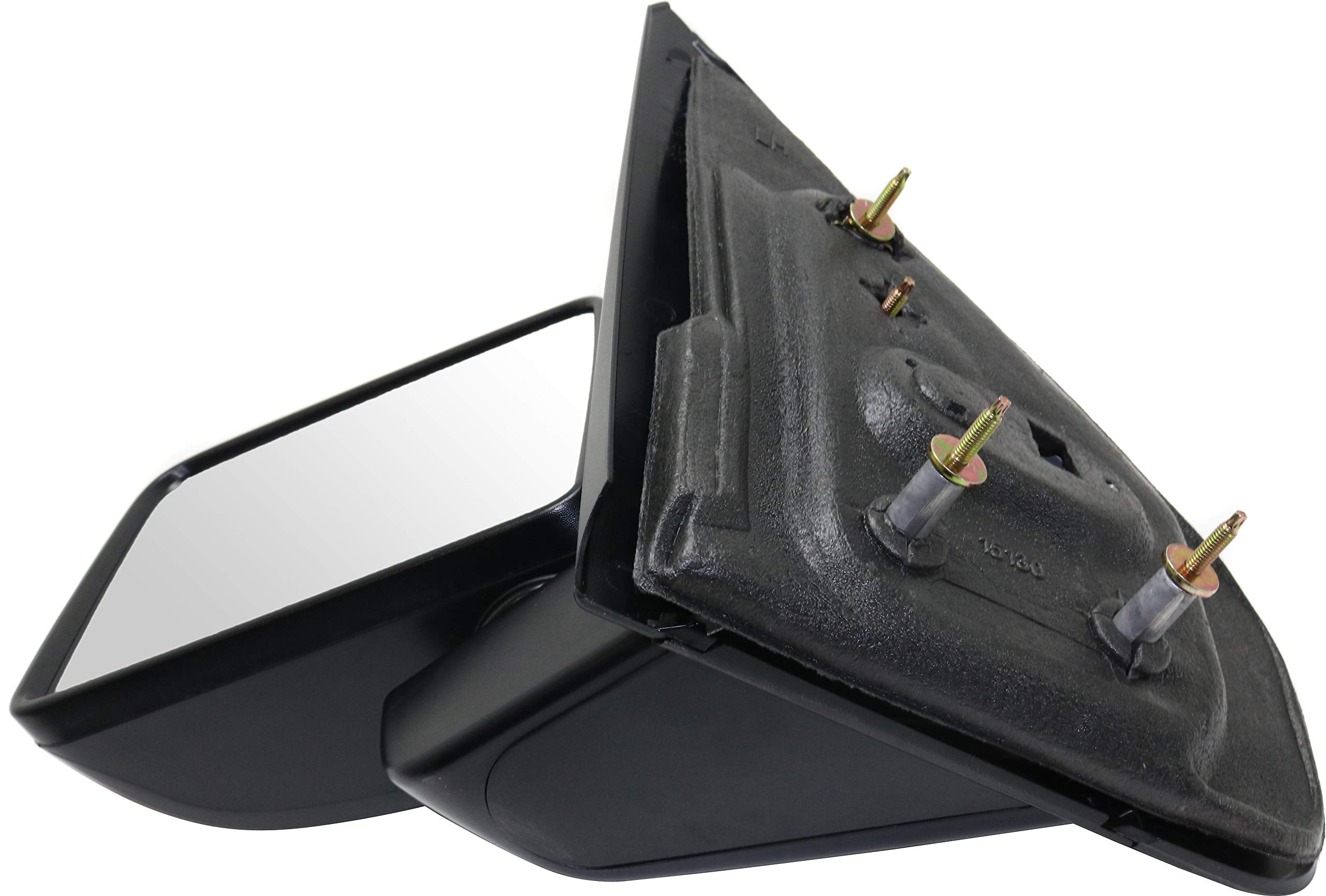 Kool Vue Driver Side Non-Electric Mirror for Ford F-150 2004-2008 Manual Fold Without Signal Light & Puddle Lamp Textured New Body Style