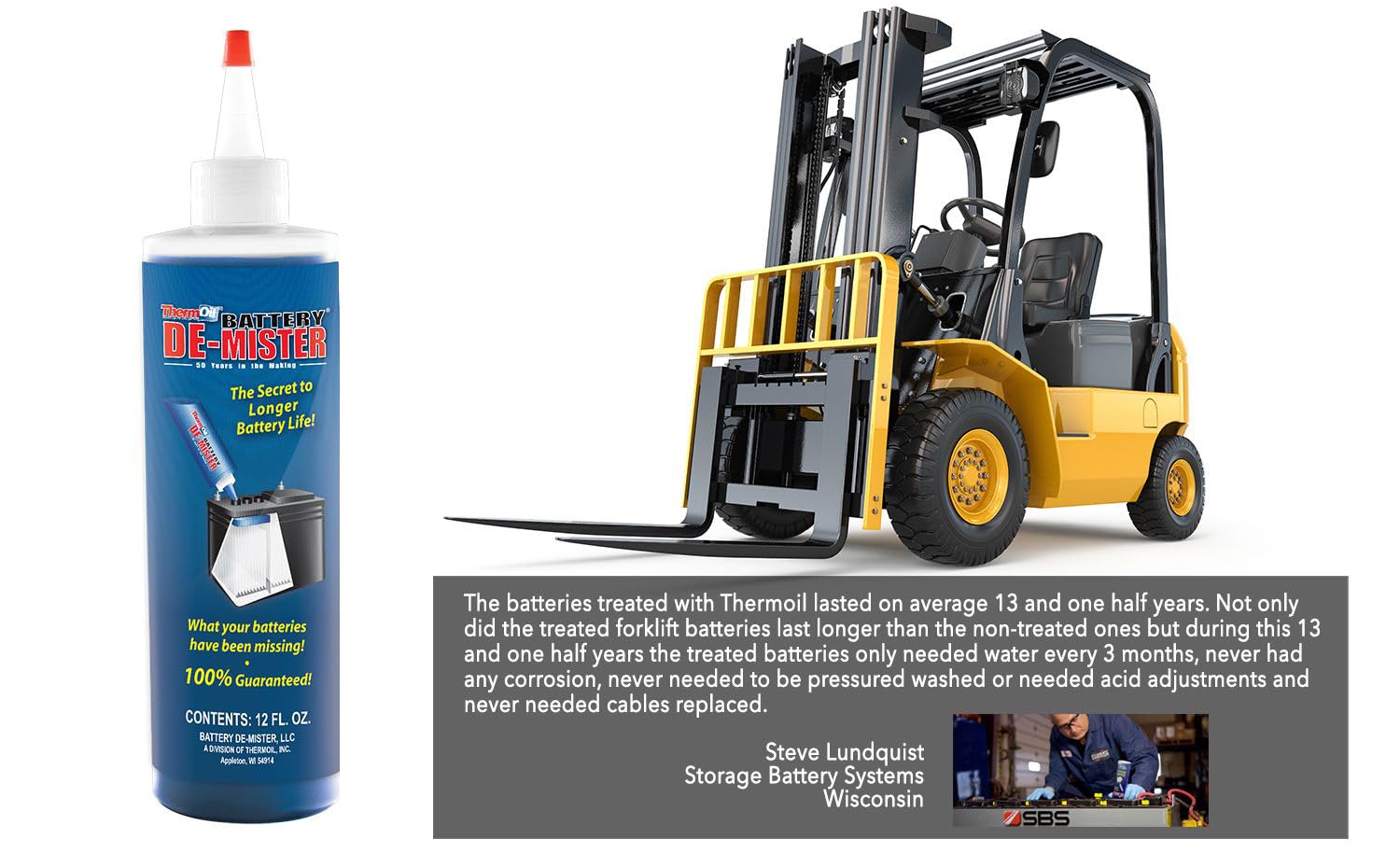 Thermoil De-Mister Eliminates Golf Cart Battery Corrosion Greatly Extends Battery Life Greatly Reduces Water Consumption & Toxic