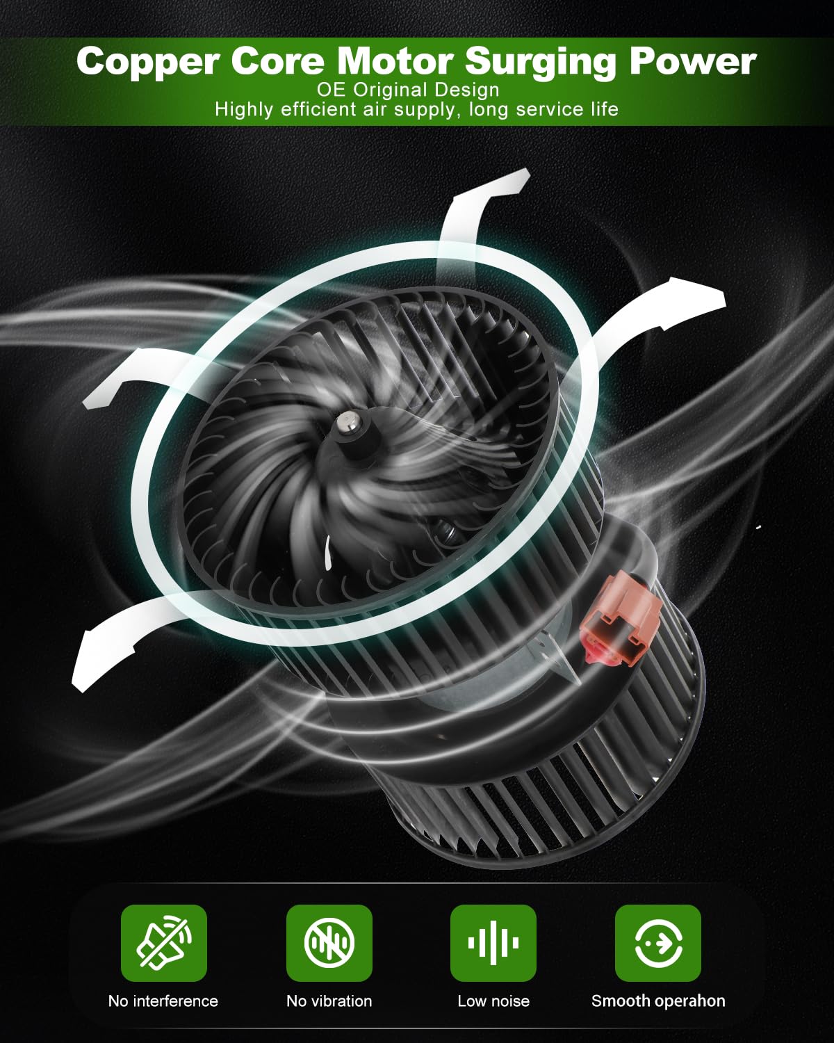 Scitoo Hvac Heater Blower Motor With Fan Cage Front 700116 For Acura For Legend V6 3.2L 1991 1992 1993 1994 1995