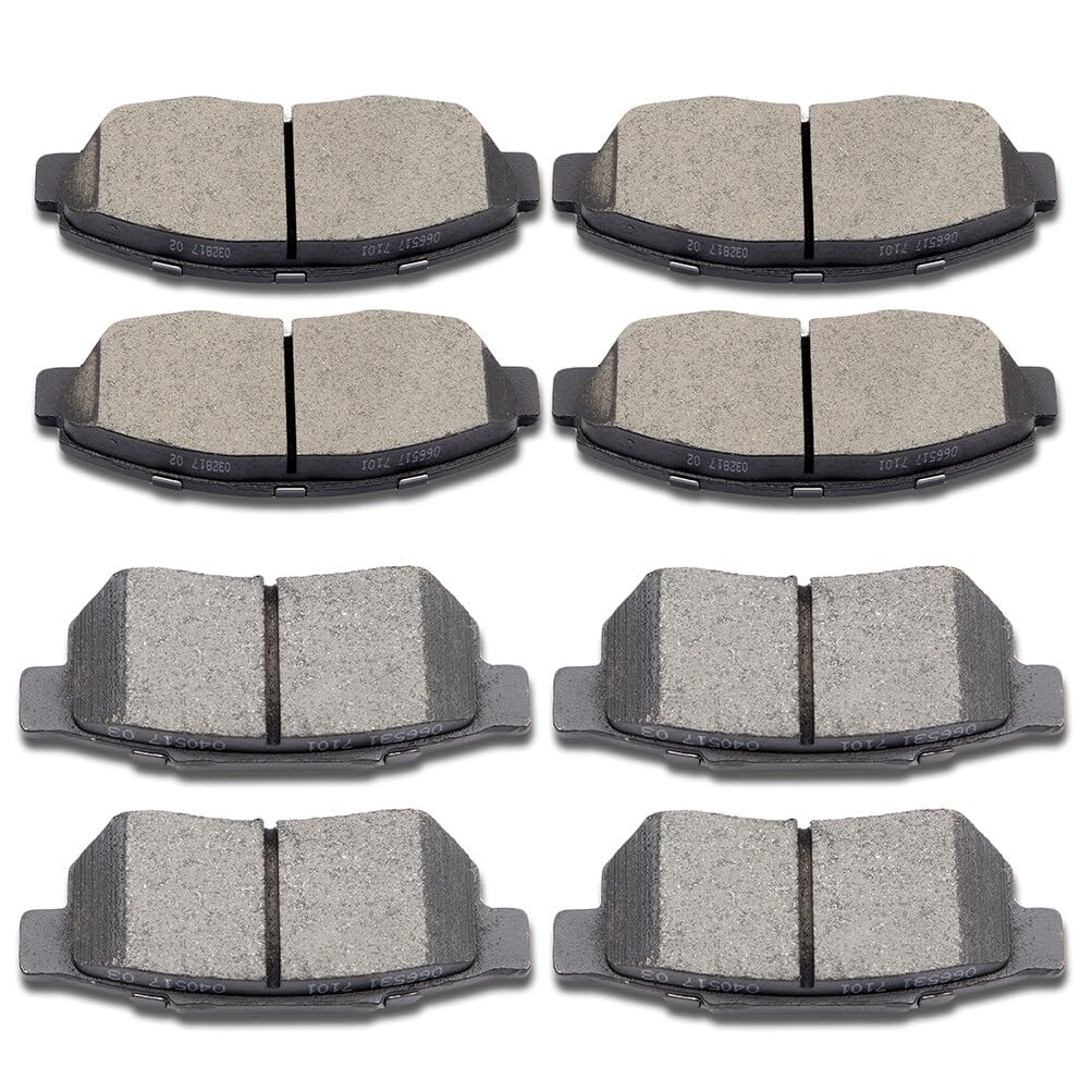 Scitoo D374 D465 Front Rear Ceramic Brake Pads Sets Fit For Acura Cl 1997-1999,For Honda Civic 2002-2003 2006-2011,For Honda For