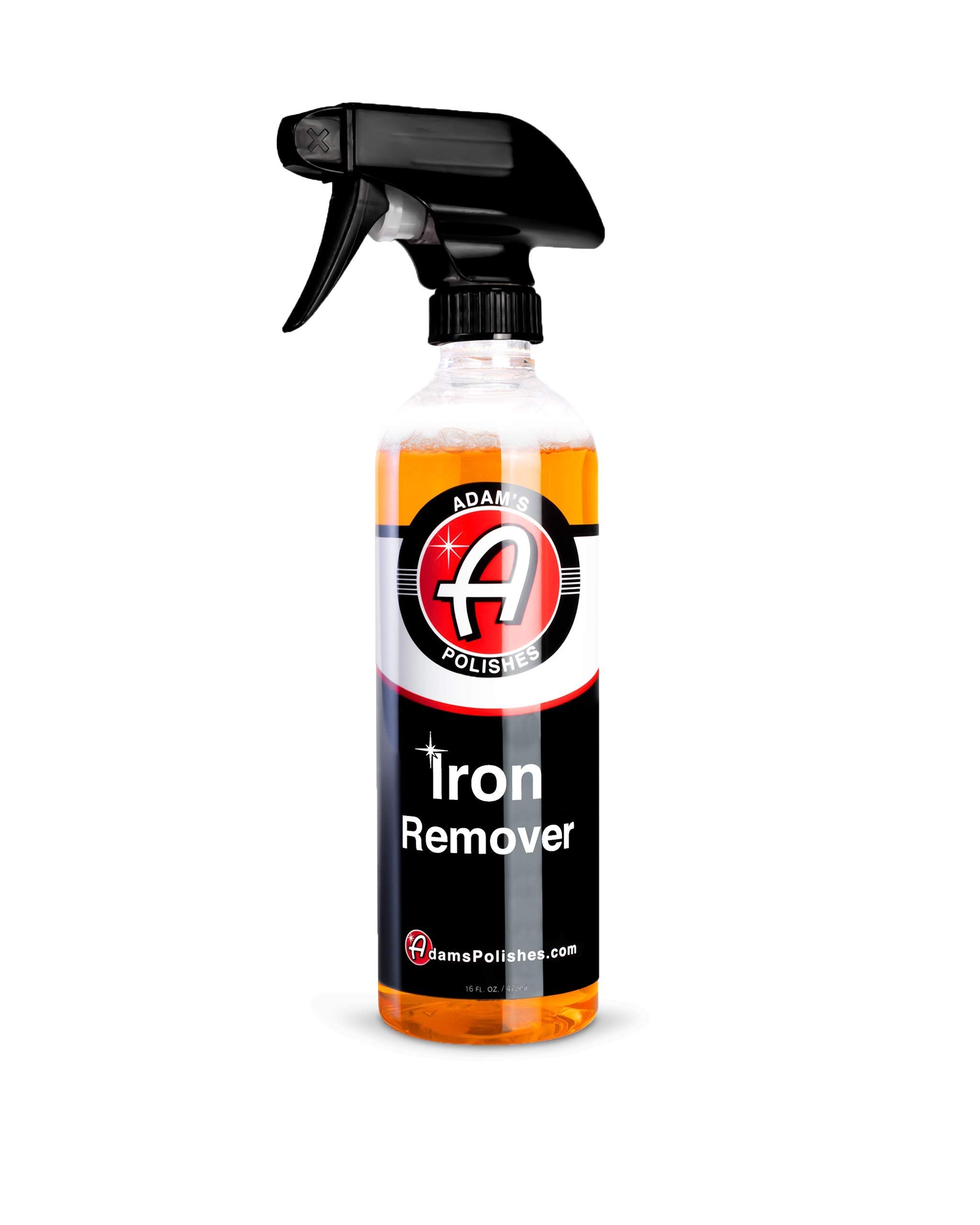 Adam'S Iron Remover (16Oz) - Iron Out Fallout & Stop Rust Remover Spray For Car Detailing Removes Iron Particles In Auto Paint, Wheels, Motorcycle, Rv & Boat - Use Before Clay Bar, Wax Or Car Wash