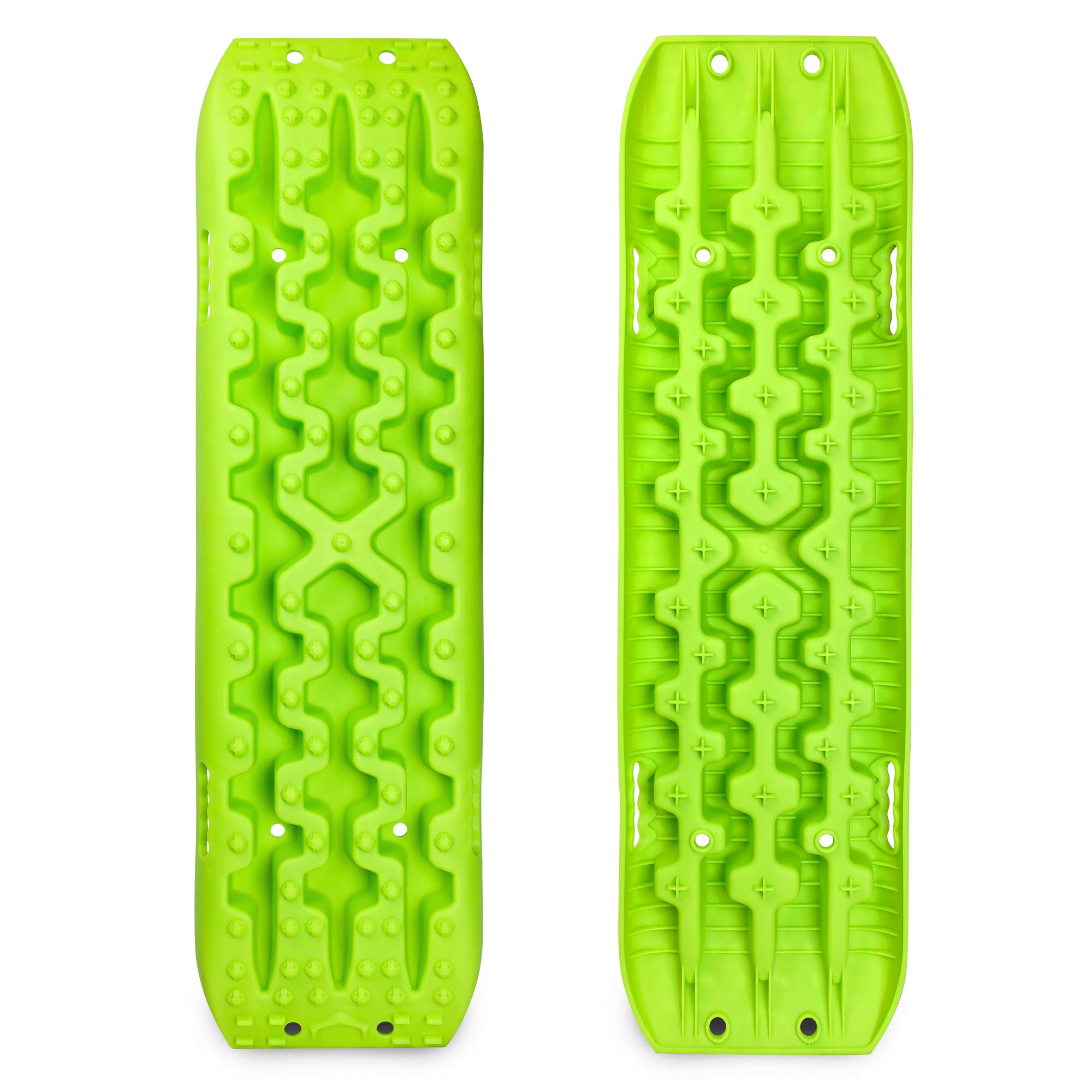 X-BULL New Recovery Traction Tracks Sand Mud Snow Track Tire Ladder 4WD (Peak Green,3gen)