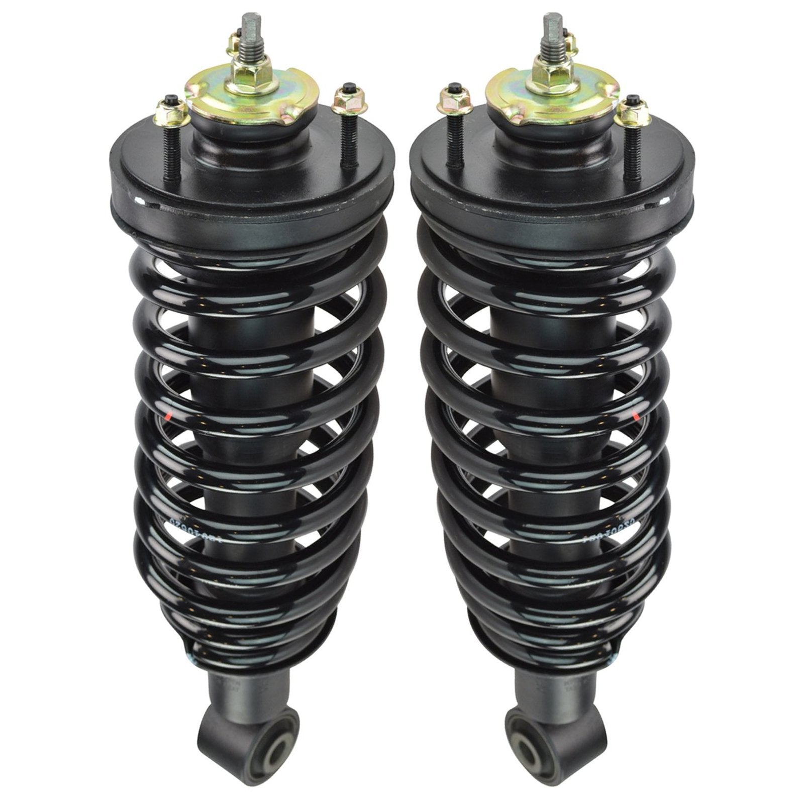 Trq Front Strut & Coil Spring Assembly Set Driver & Passenger Sides Compatible With 03-11 Ford Crown Victoria Lincoln Town Car M