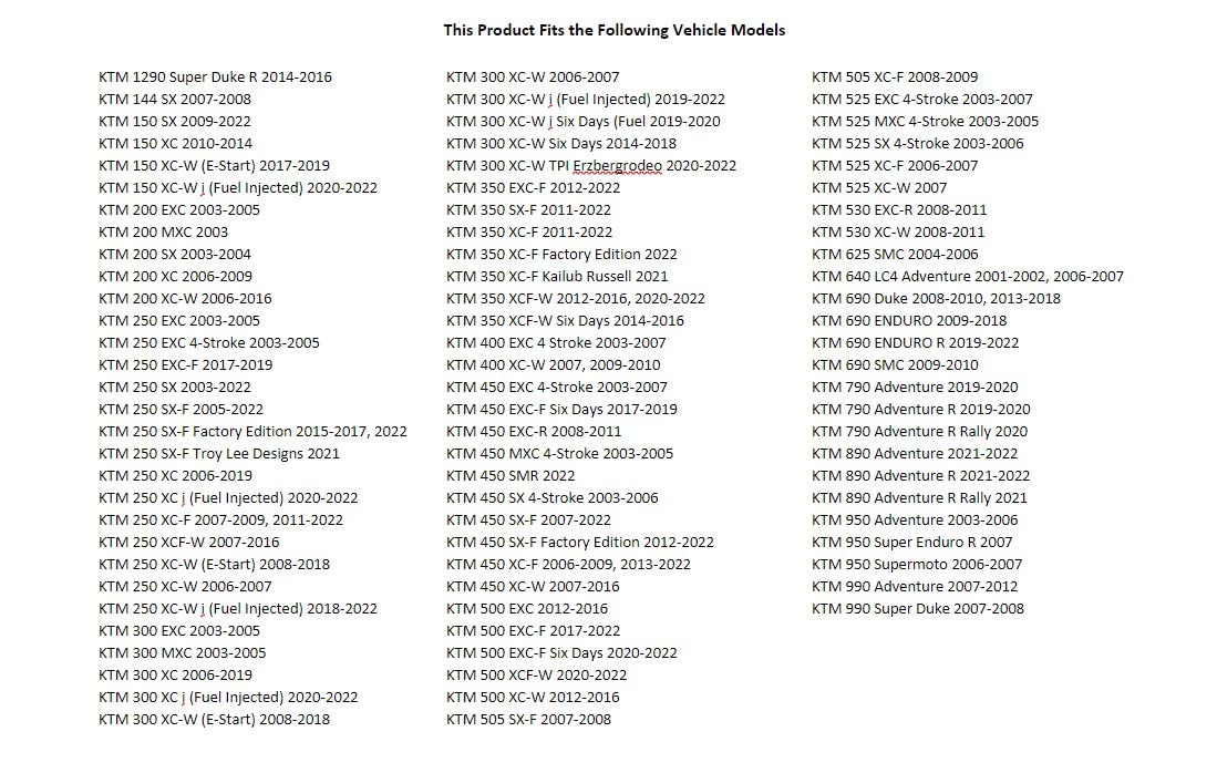 Tusk Wheel Bearing And Seal Kit Compatible With Ktm 300 Xc 2006-2025/300 Xc-W 2008-2025/350 Xc-F 2011-2025