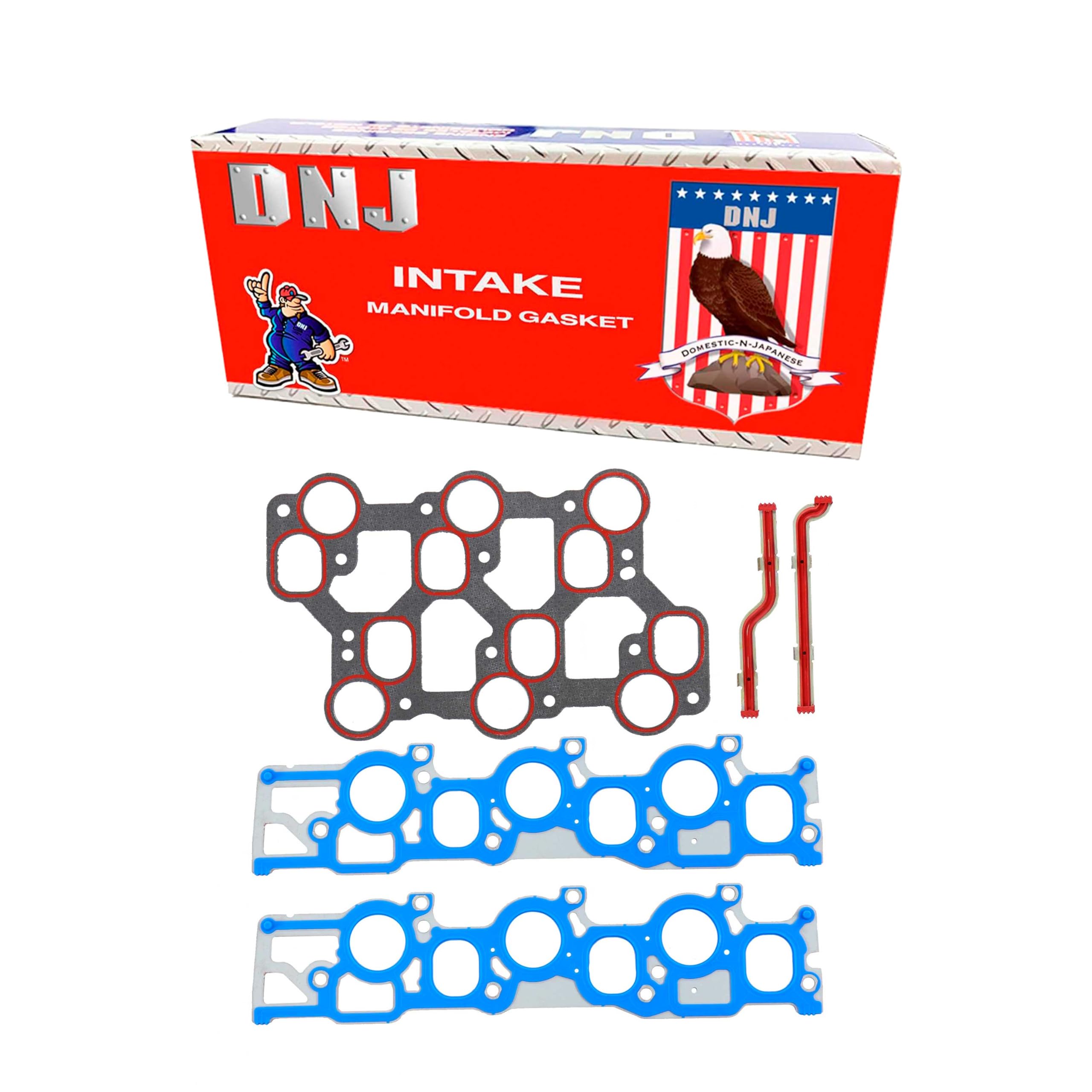 Dnj Ig4120B Intake Gasket For 1998-2004 / Ford/E-150 Econoline, E-150 Econoline Club Wagon, E-250 Econoline, F-150, Mustang / 3.