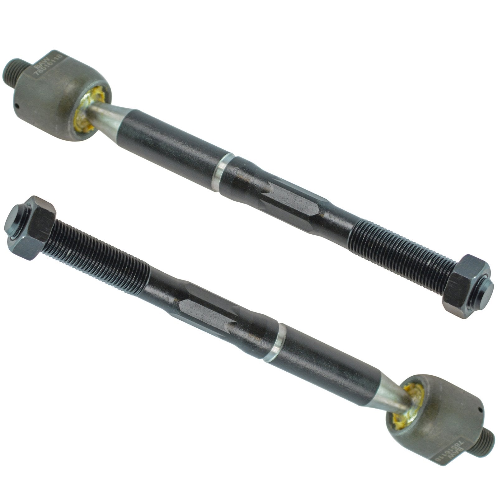 TRQ Front Inner Tie Rod Set Compatible with 2001-2003 Toyota Highlander