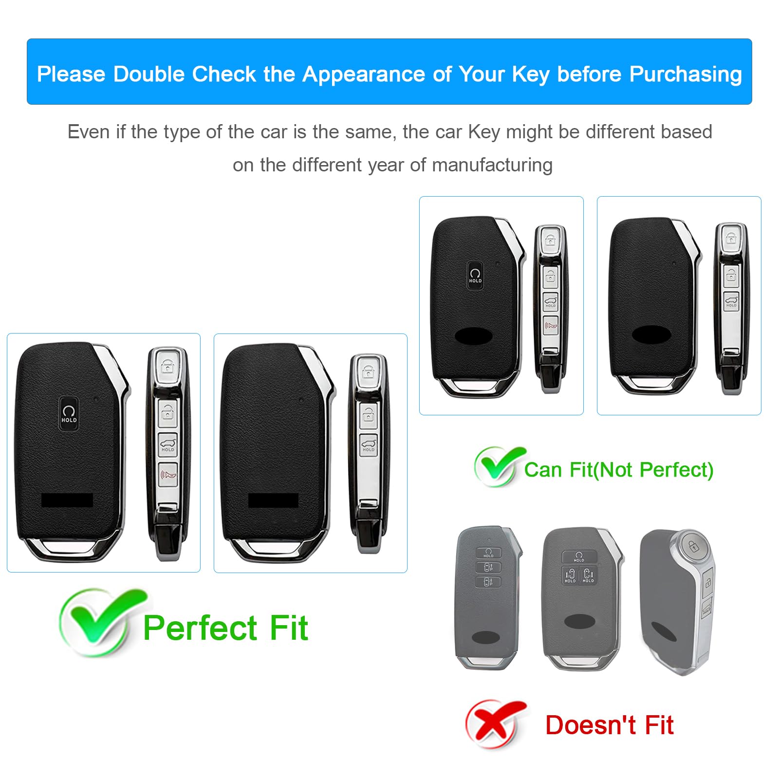 Koaudb Silicone Key Fob Cover Compatible With Kia 2018-2022 2023 Cerato Ceed Forte Sorento Sportage For 2019-2023 Niro Seltos So