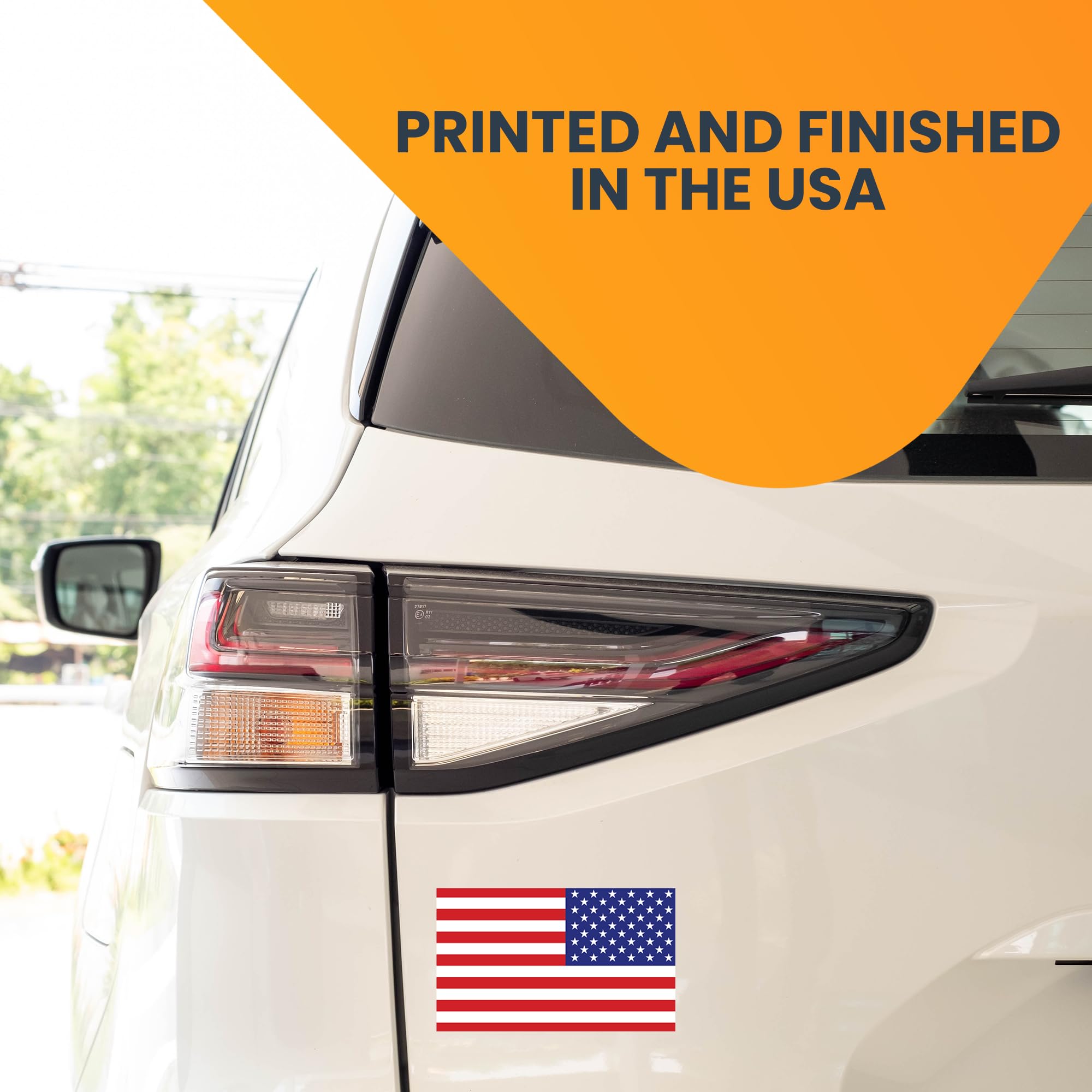 Magnet Me Up Reversed American Flag Magnet Decal, 3X5 Inches, Red White, And Blue, Heavy Duty Automotive Magnet For Car, Truck,