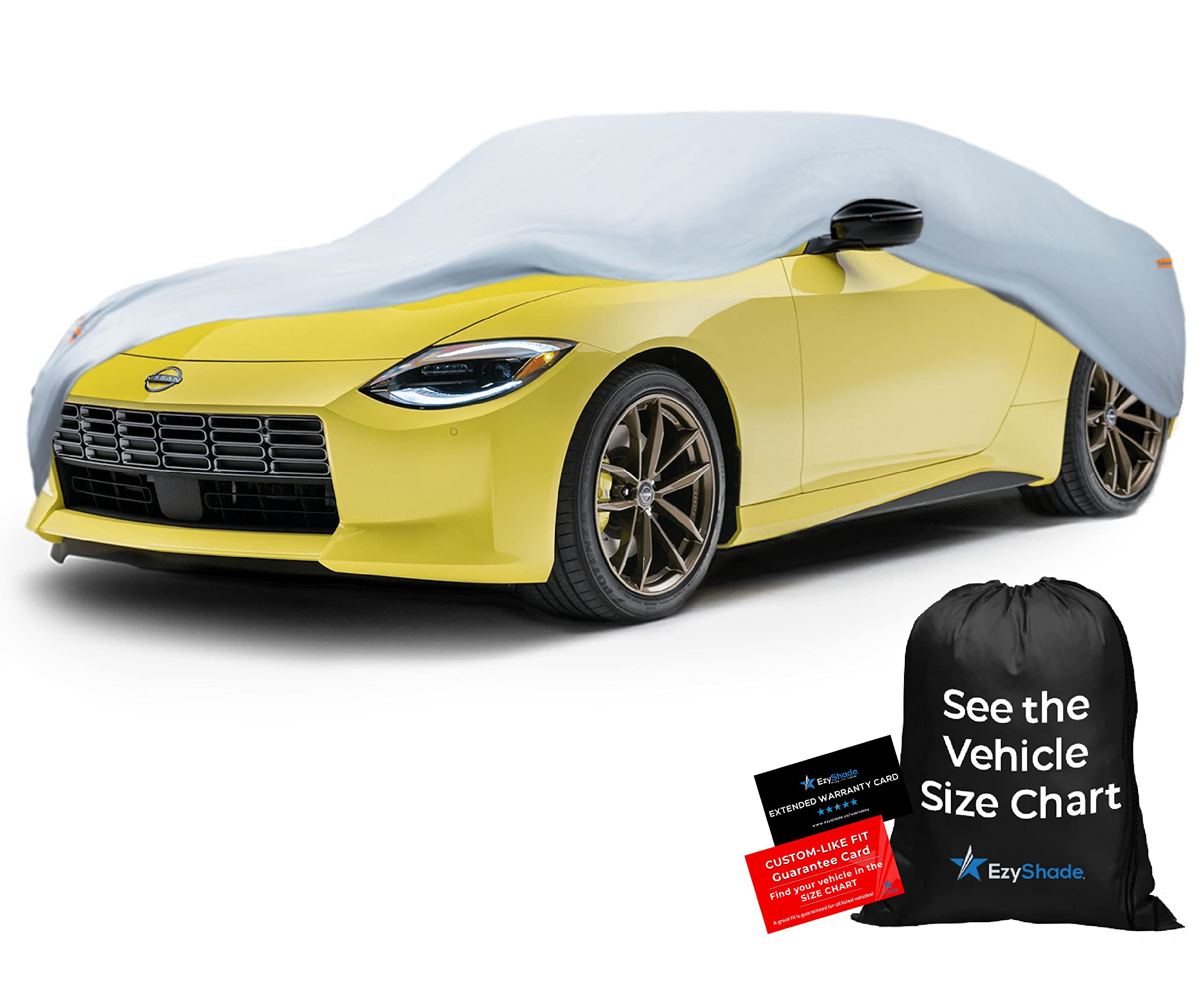 Ezyshade 10-Layer Waterproof Sports Car Cover. See Vehicle Size-Chart For Accurate Fit. All Weather Full Outdoor Covers. Miata P