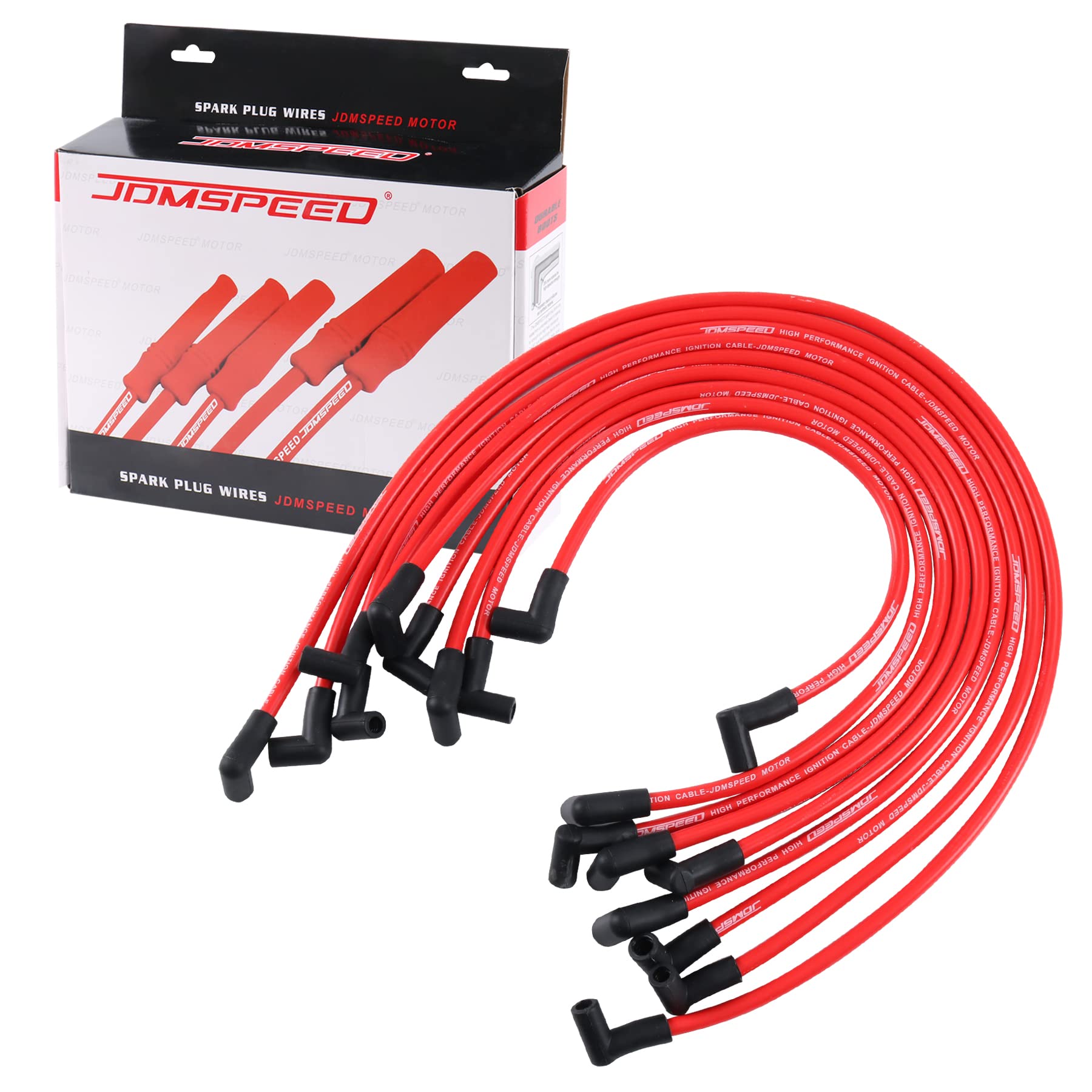 Jdmspeed New 10.5Mm Spark Plug Wire Set Replacement For Hei Sbc Bbc 350 383 454 Electronic