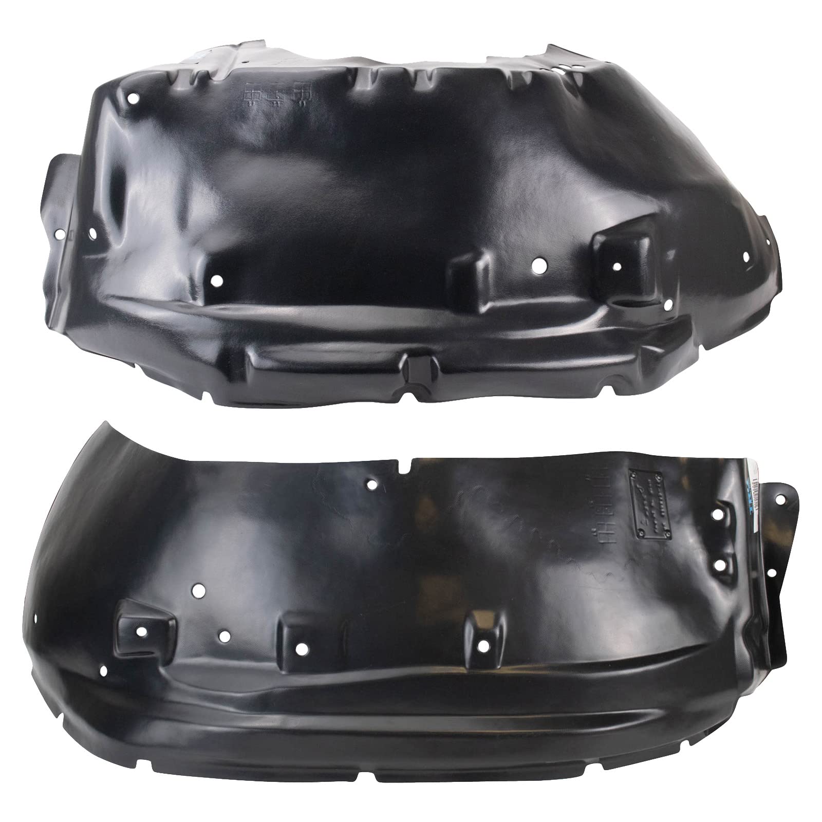 Trq Front Inner Fender Liner Set Compatible With 2007-2010 Chevrolet Colorado 2007-2012 Gmc Canyon Gm1248186 Gm1251117