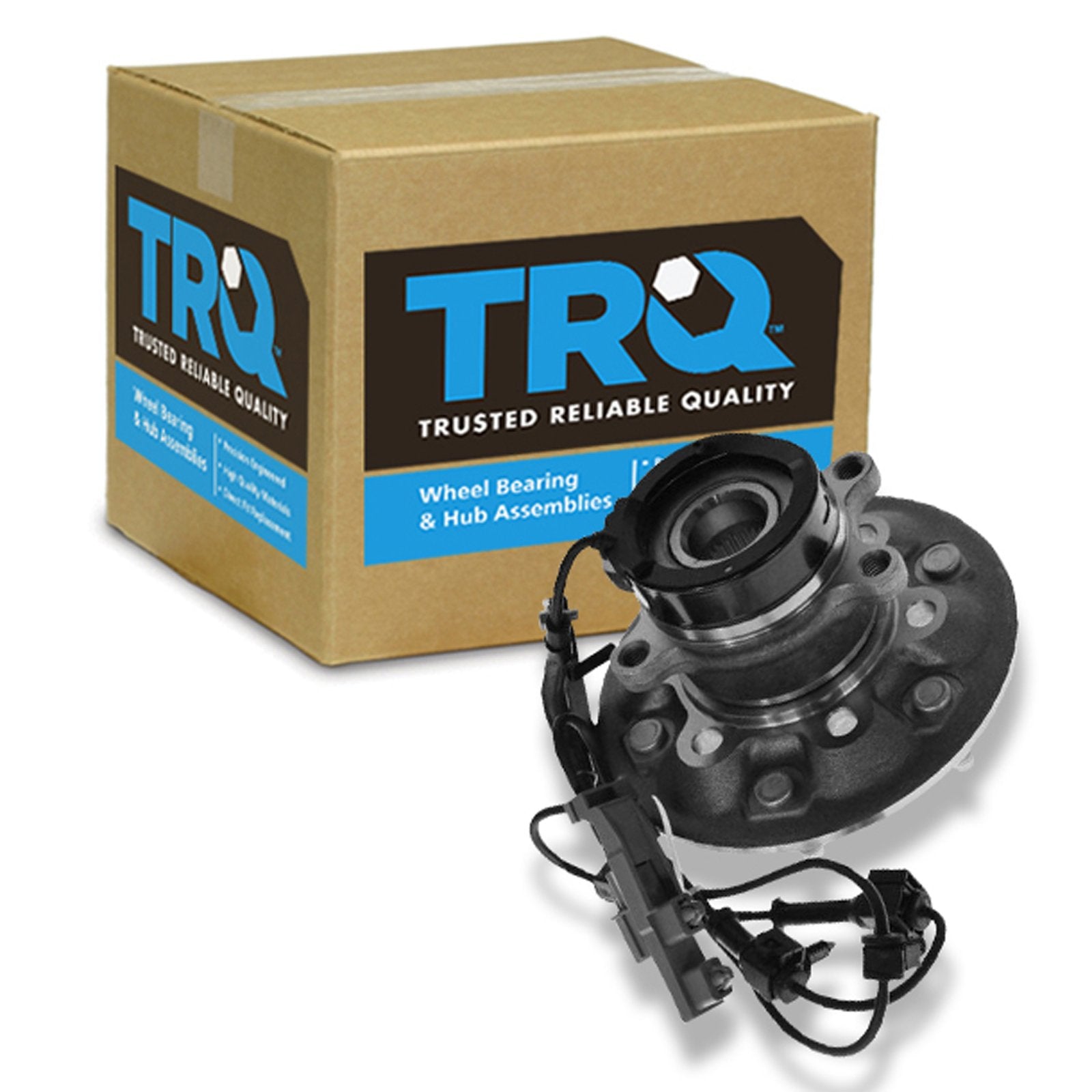 Trq Front Driver Side Wheel Bearing & Hub Assembly 4Wd With Abs Sensor Compatible With 2004-2008 Chevrolet Colorado Gmc Canyon 2