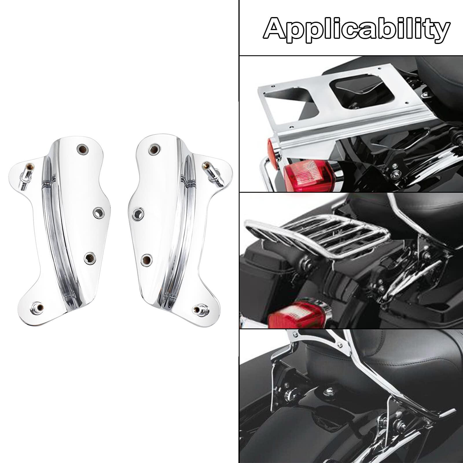 Premium Custom 4 Point Docking Hardware Kit for Harley Touring Accessories 2009 2010 2012 2013 Street Glide, Electra Glide, Road