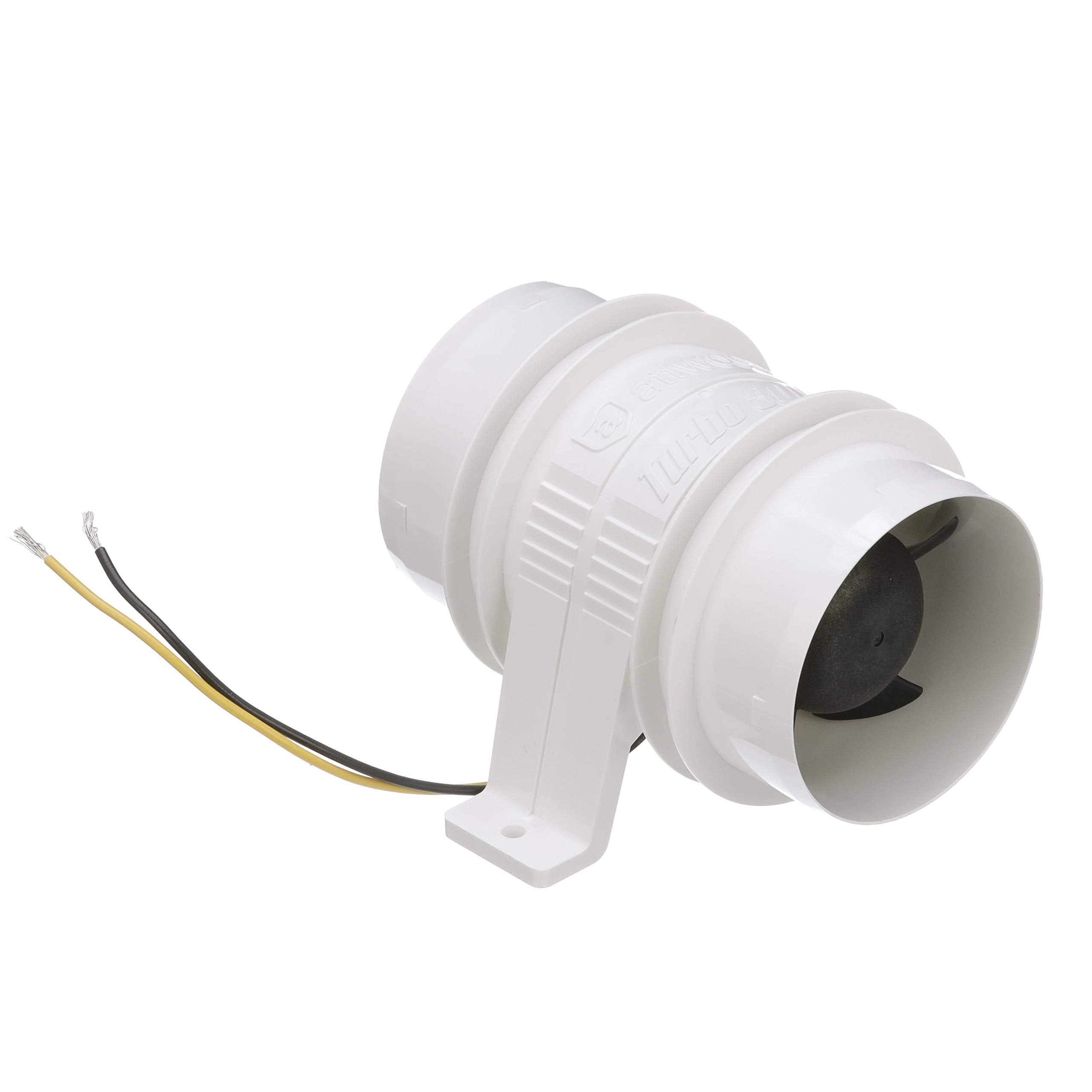Attwood Marine (6P) Turbo 3000-3'' Blower, Water-Resistant, White, 12 Volt