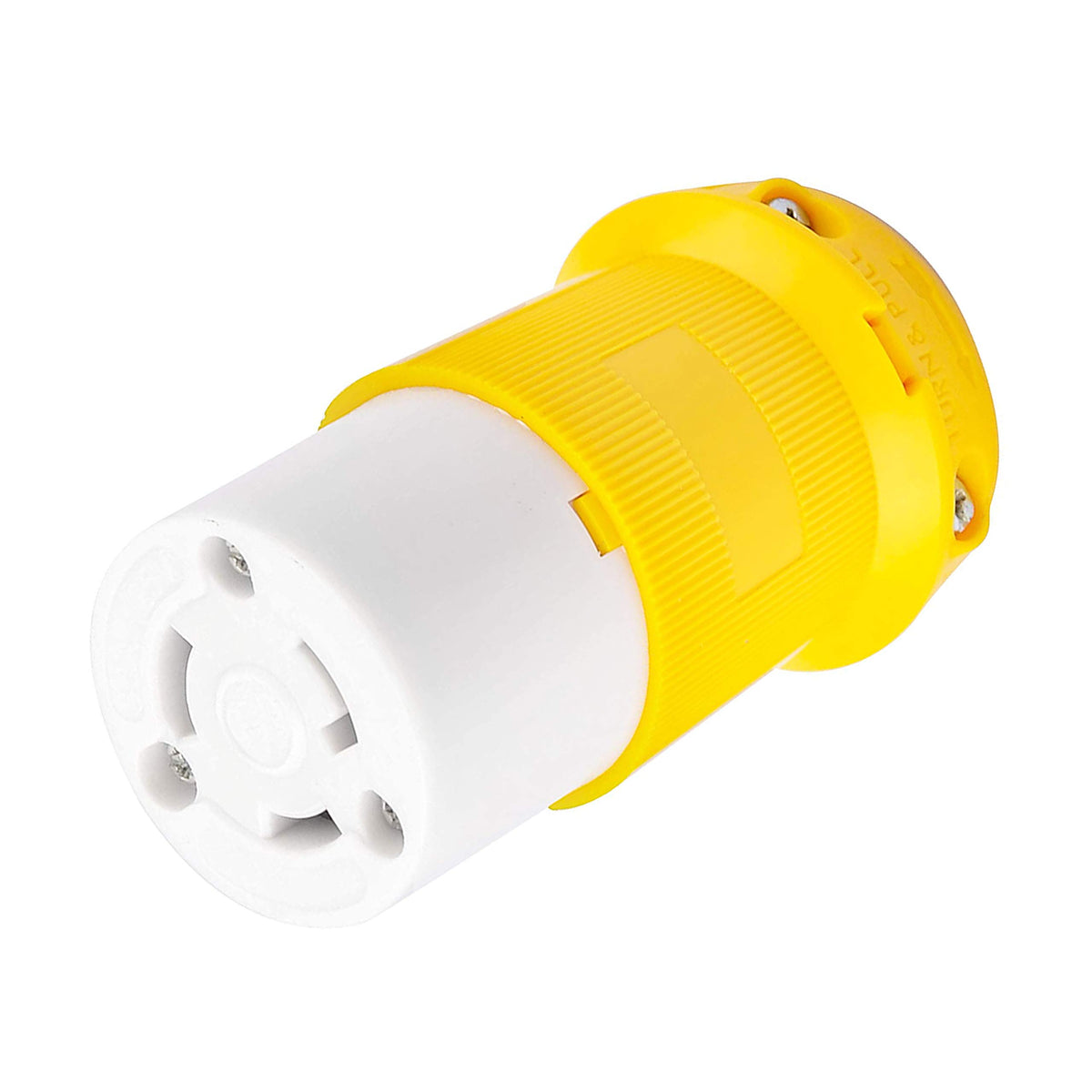 Rvguard Industrial Grade 30 Amp 125V Locking Plug, Nema L5-30R, 2P, 3W Locking Female Plug Connector, Grounding 3750 Watts Gener