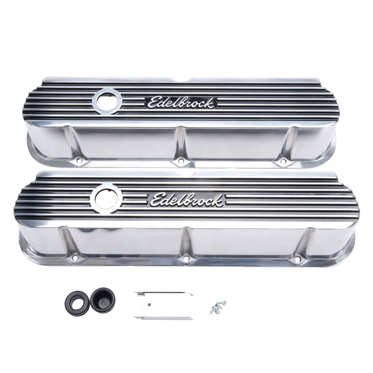 Edelbrock 4264 Valve Cover Kit (Elite Ii Series Sbf Tall)