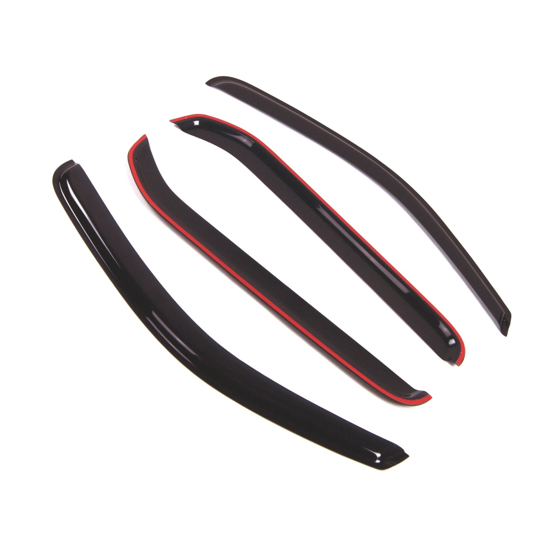 Tuningpros Outside Mount Window Vent Visors Rain Guards Compatible With Nissan Xterra 2005-2016 | Side Window Wind Deflectors Ra