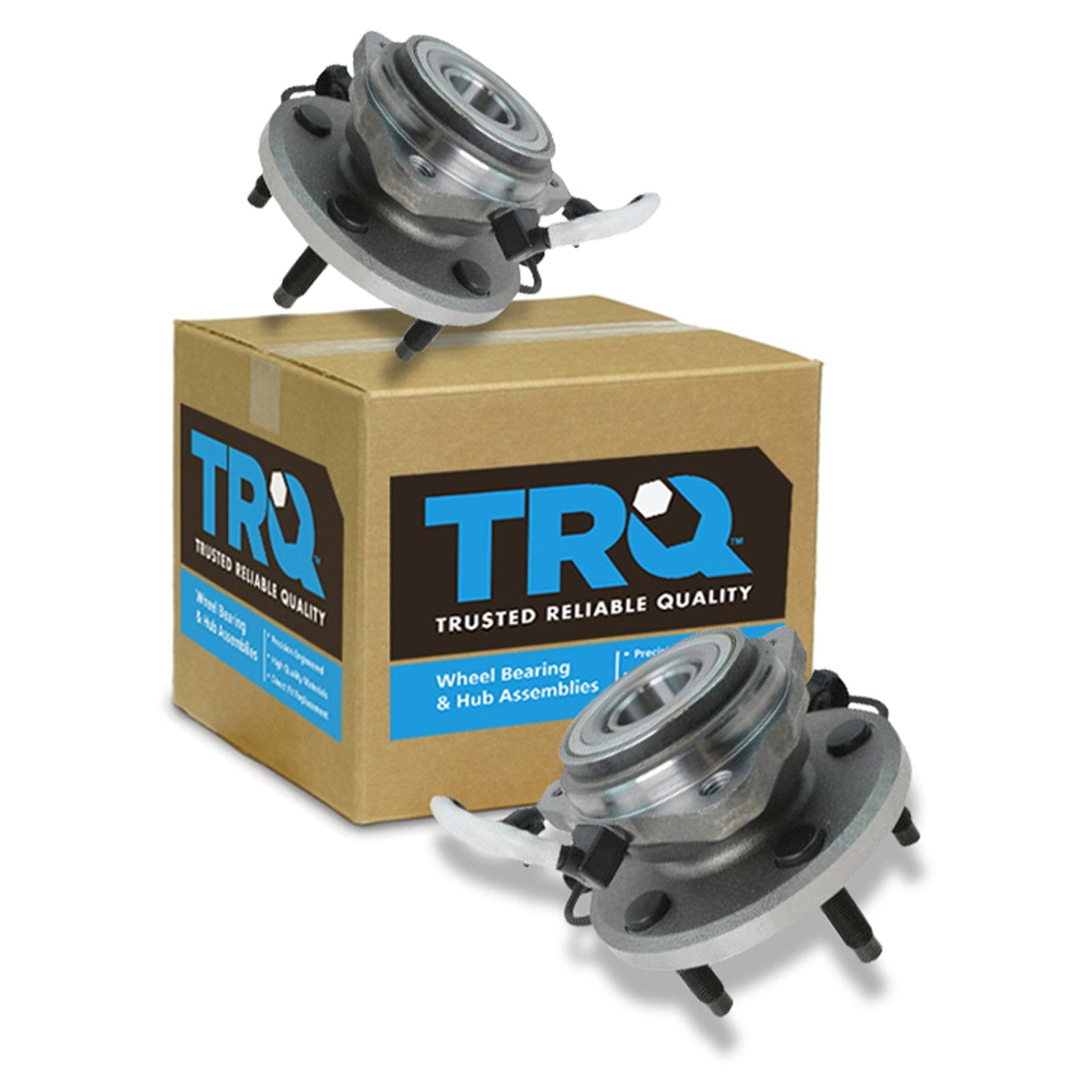 Trq Front Wheel Hub Bearings Assembly Set Compatible With 1995-2001 Ford Explorer 2001-2003 Explorer Sport 2001-2005 Explorer Sp