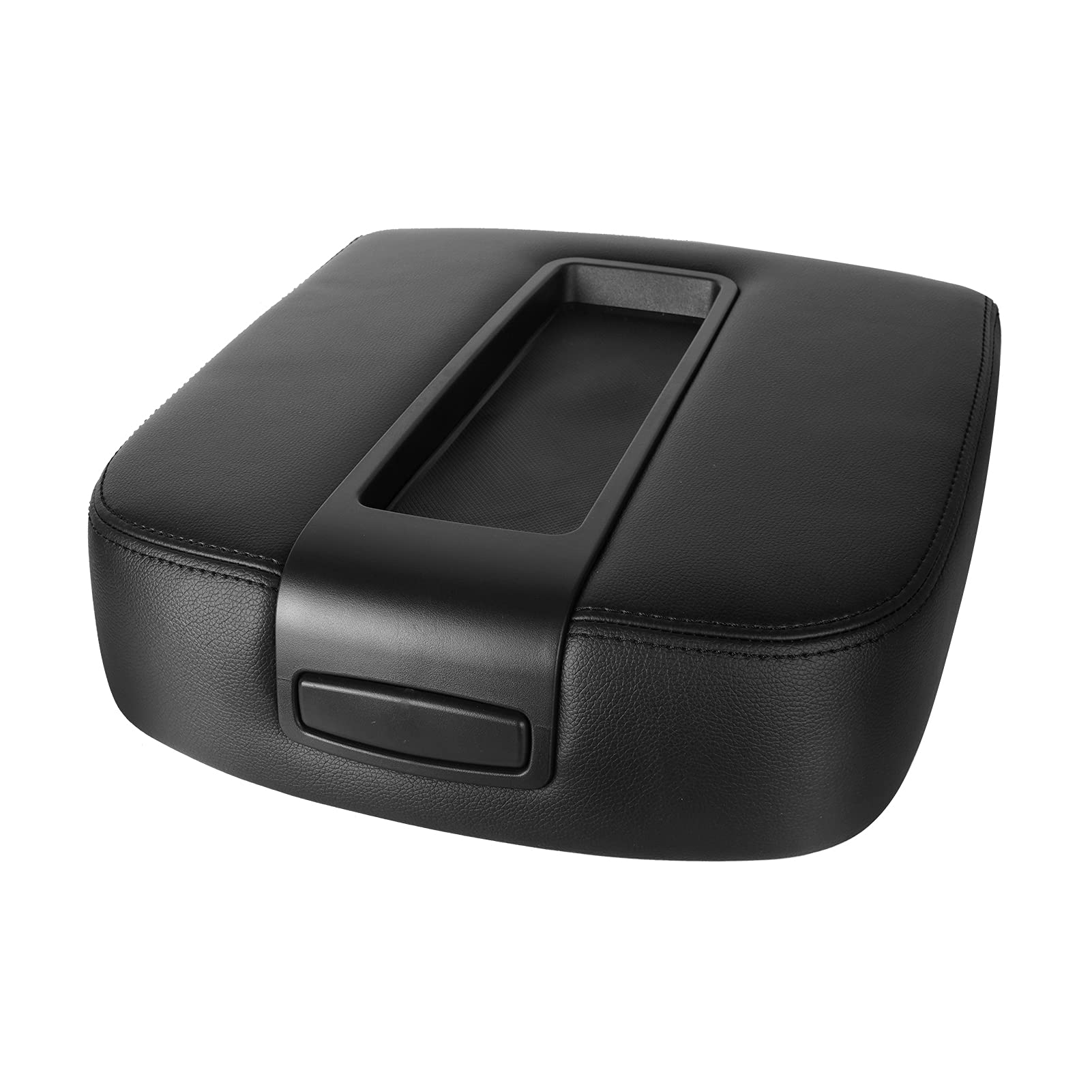 Lcwrgs Center Console Lid Black Armrest Cover Replacement For 2007-2014 Chevy Silverado/Tahoe/Suburban/Avalanche | Gmc Sierra/Yu