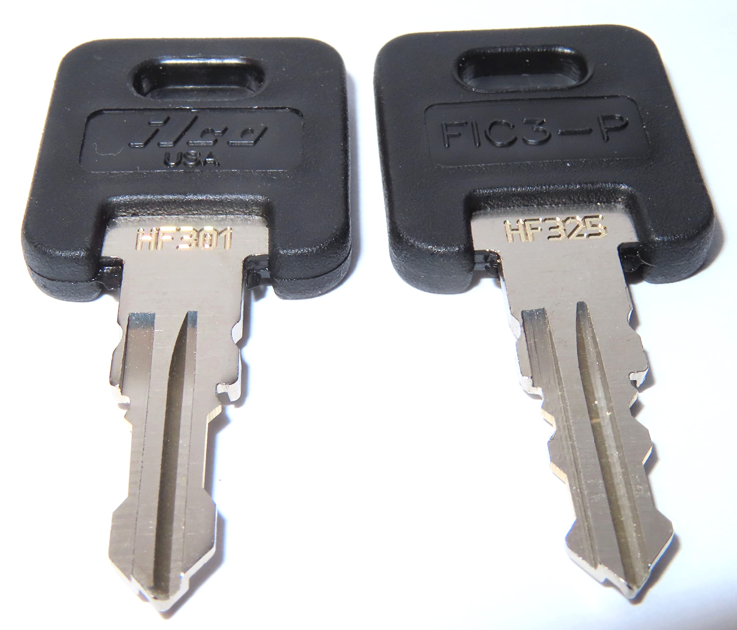 RV Motorhome Trailer Keys Cut to Lock/Key Number from HF301 T0 HF325 Working Keys Travel Trailer Motor Home Toy Hauler ILCO Keys