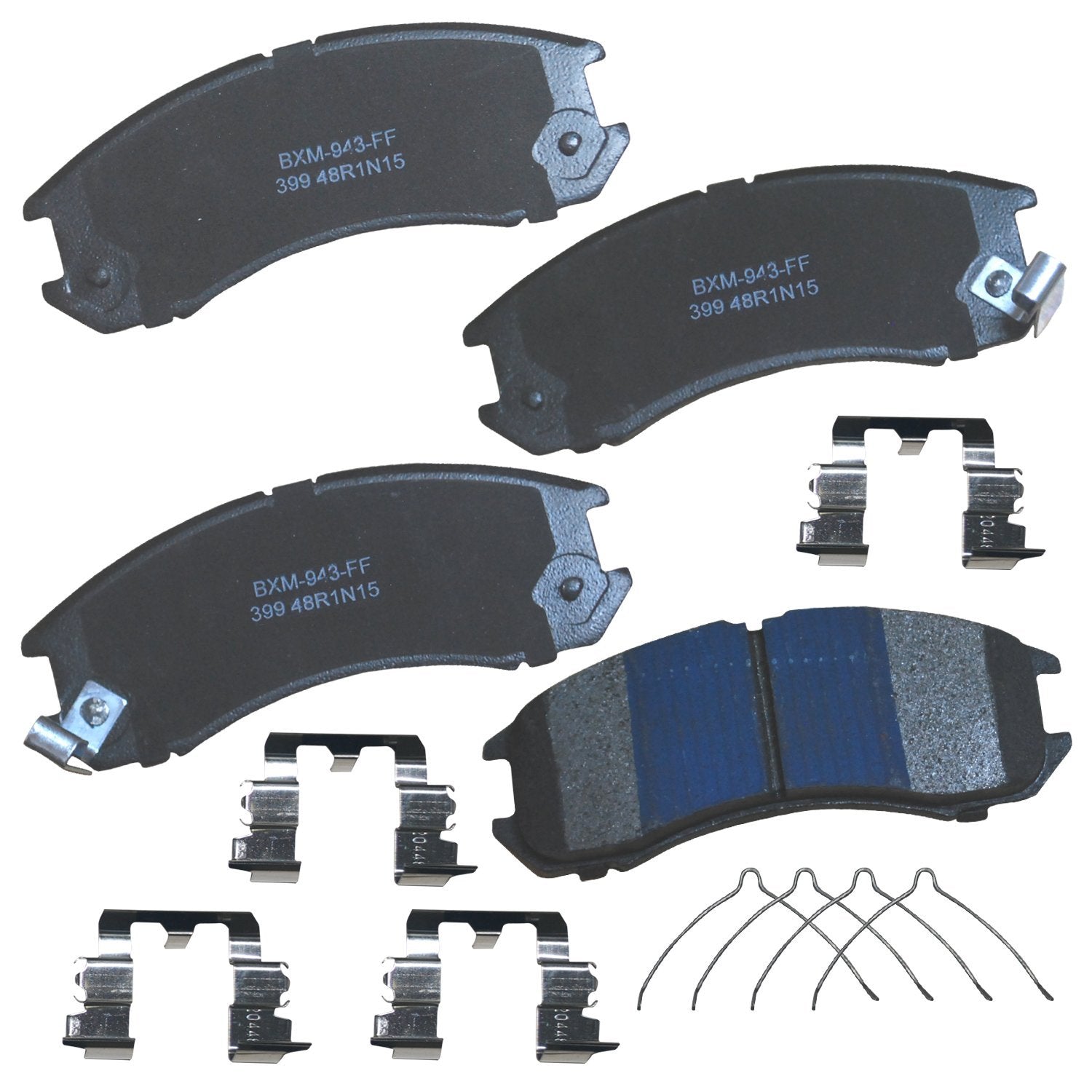 Bendix Premium Sbm399 Semi-Metallic Front Brake Pads For Ford Probe 1992-1989, Mazda 626 1992-1988, Mx-6 1992-1988