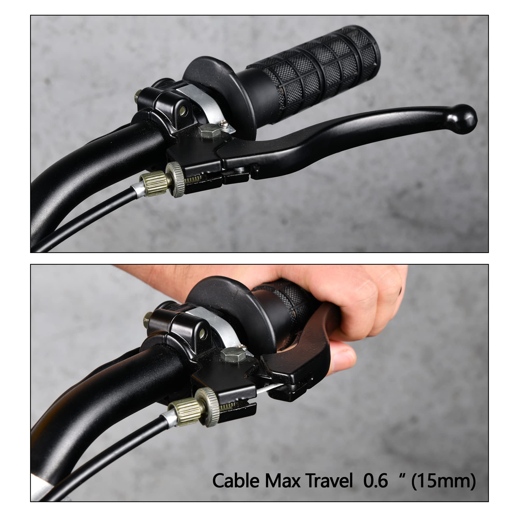 MTATCN 7/8'' Left Clutch Brake Handle Lever Perch for KX 60 65 80 85 100 125 KX60 KX65 KX80 KX85 KX100 KX125 Dirt Bike Motorcycl