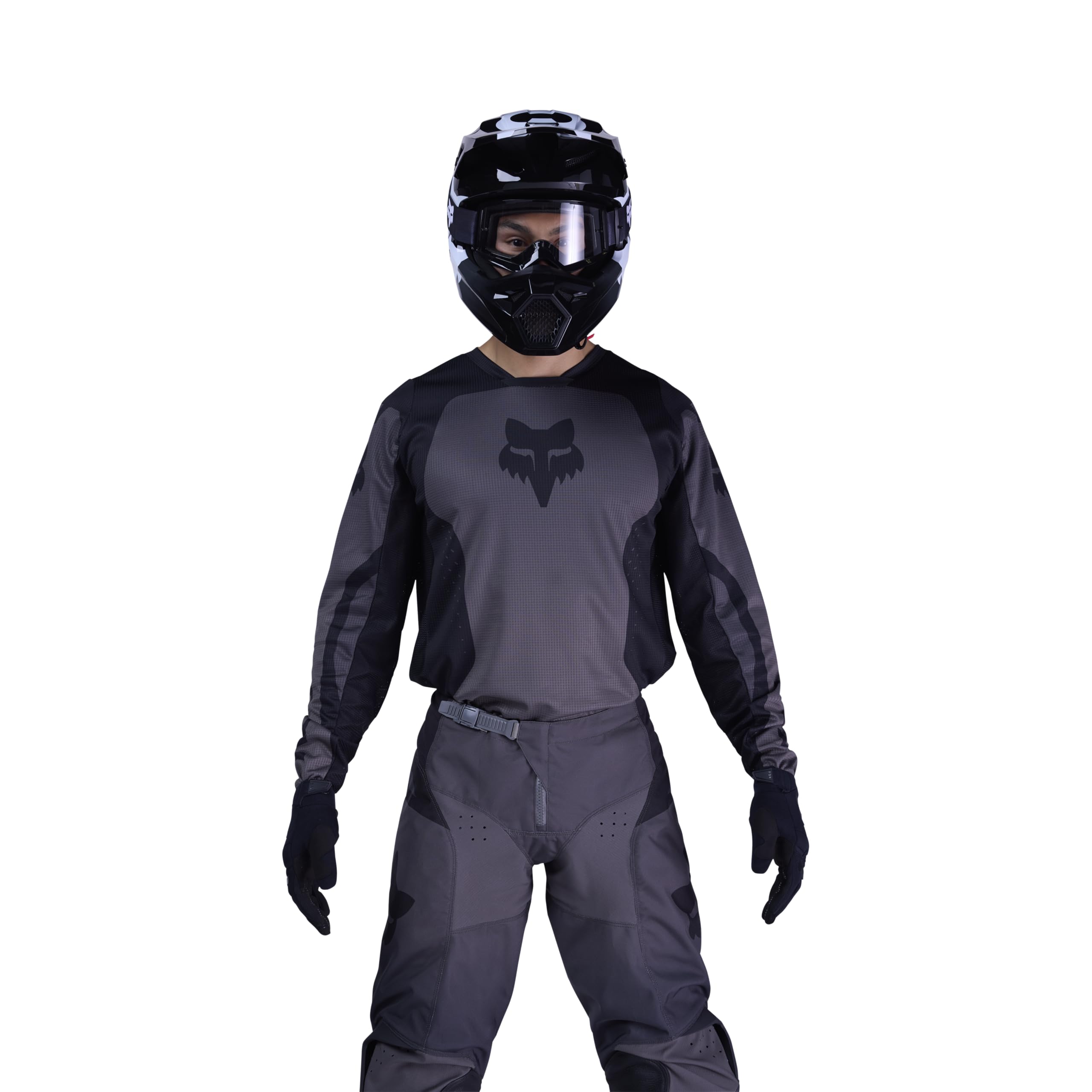 Fox Racing Mens 180 Shield Motocross Dirt Bike Jersey, Black, X-Small