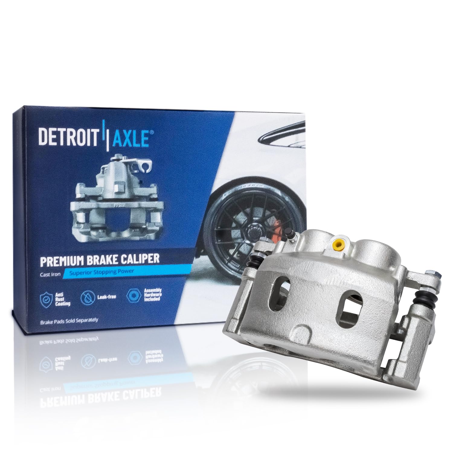 Detroit Axle - Front Left Brake Caliper for Suburban Silverado Sierra Yukon XL 1500 GMC Chevy Avalanche Cadillac Escalade ESV EX