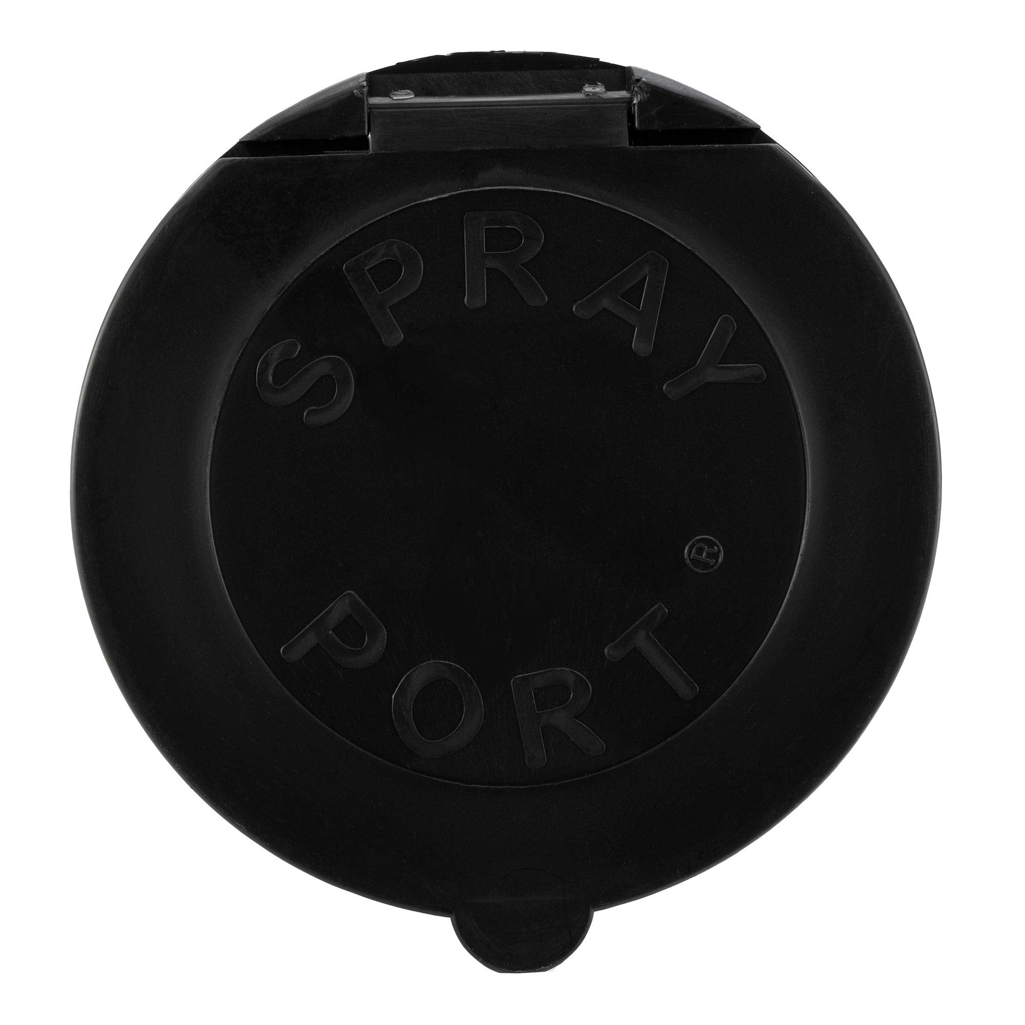 RecPro RV Exterior Spray Port Hook-Up Connector | Optional Hose with Sprayer or Quick Connector | RV Exterior Shower Port (Black