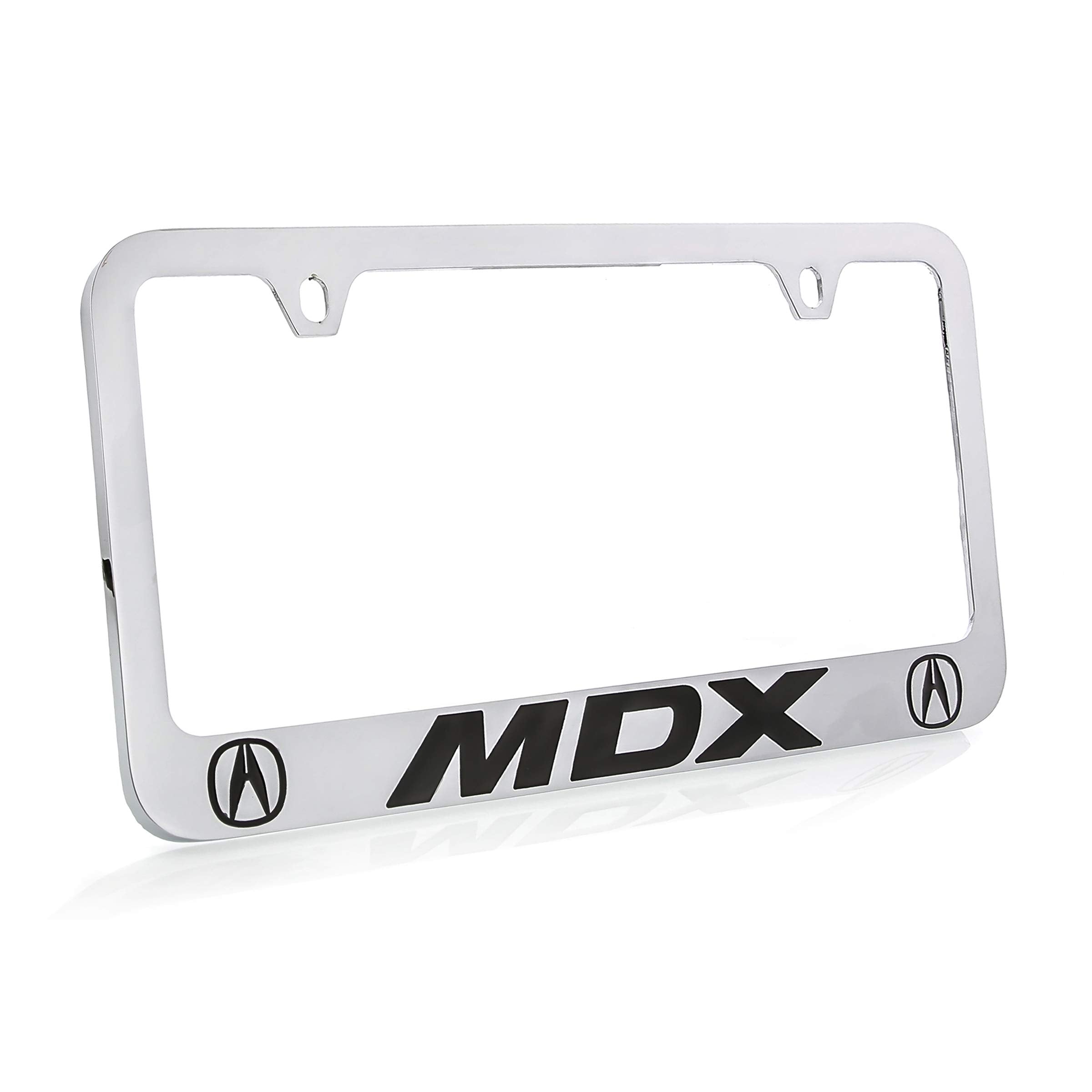 Acura Mdx Chrome Plated Metal License Plate Frame Holder