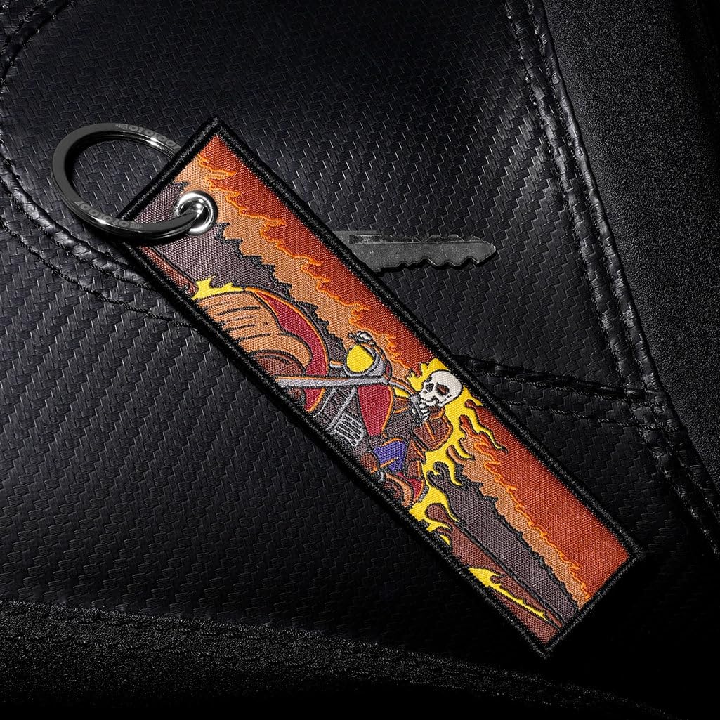 Motoloot Keychain For Motorcycles, Scooters, Cars And Gifts (Fiery Cruiser)