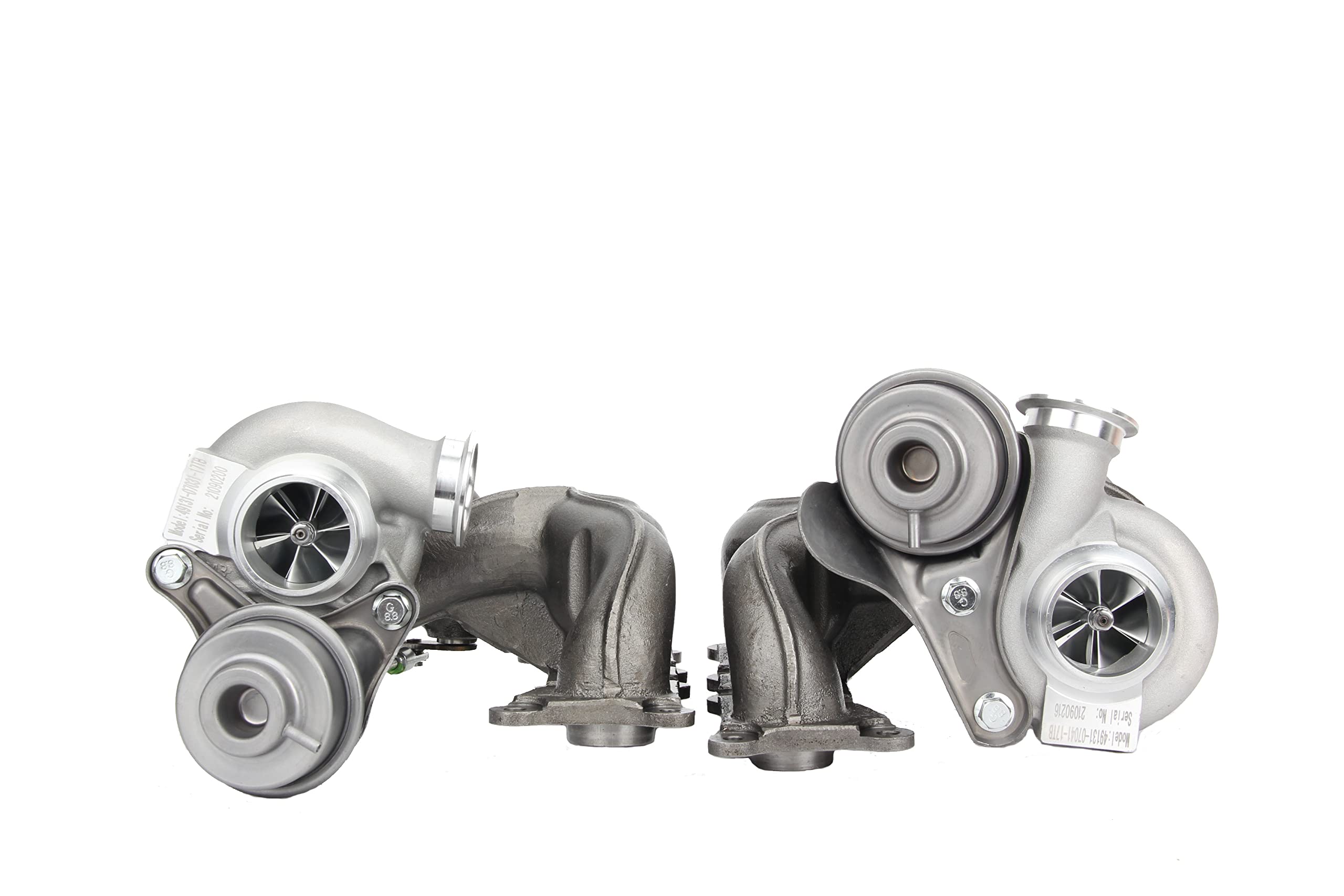 Upgraded Td04-17T 49131-07031+07041 Billet Twin Turbochargers For E89 E90 E91 E92 E93 335I Lhd Upgraded To 650 Horse Power
