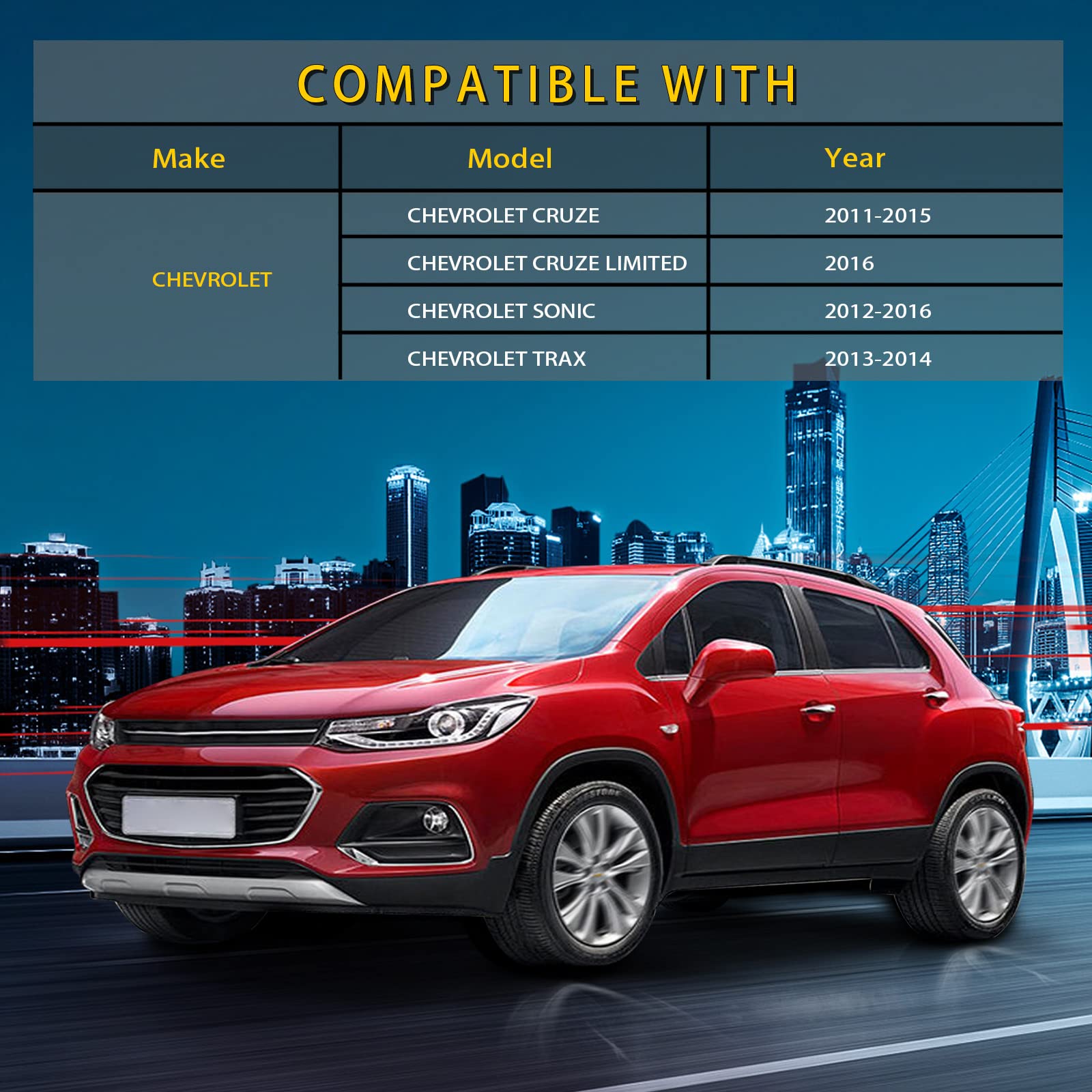 Oxygen Sensor 213-4698 O2 Sensor Compatible With Chevrolet Cruze Limited Sonic Trax, Replace #55572216 250-24612