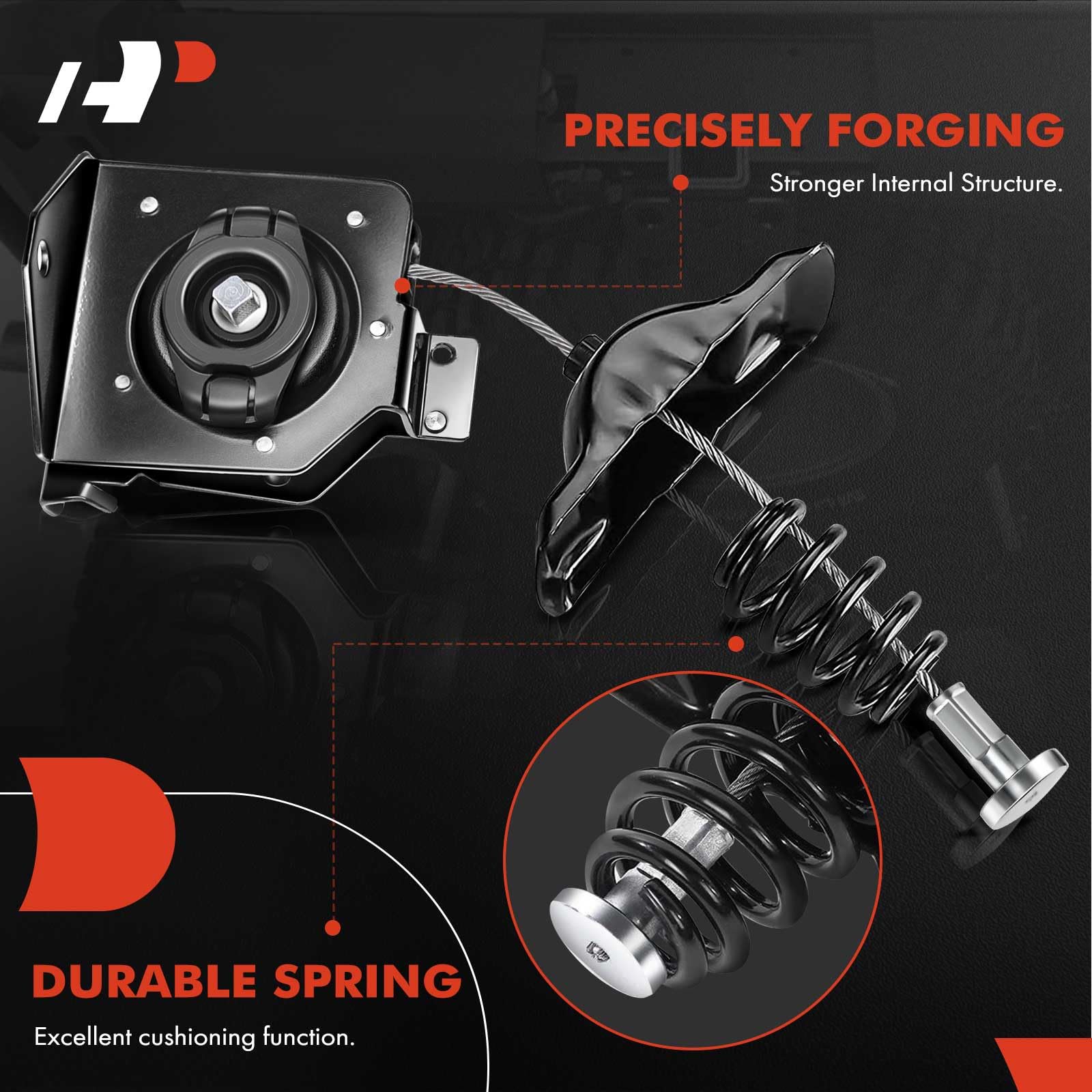 A-Premium Spare Tire Hoist Spare Tire Winch Carrier Compatible With Chevy Silverado 1500 99-18, 2500 3500 Suburban Tahoe & Gmc S