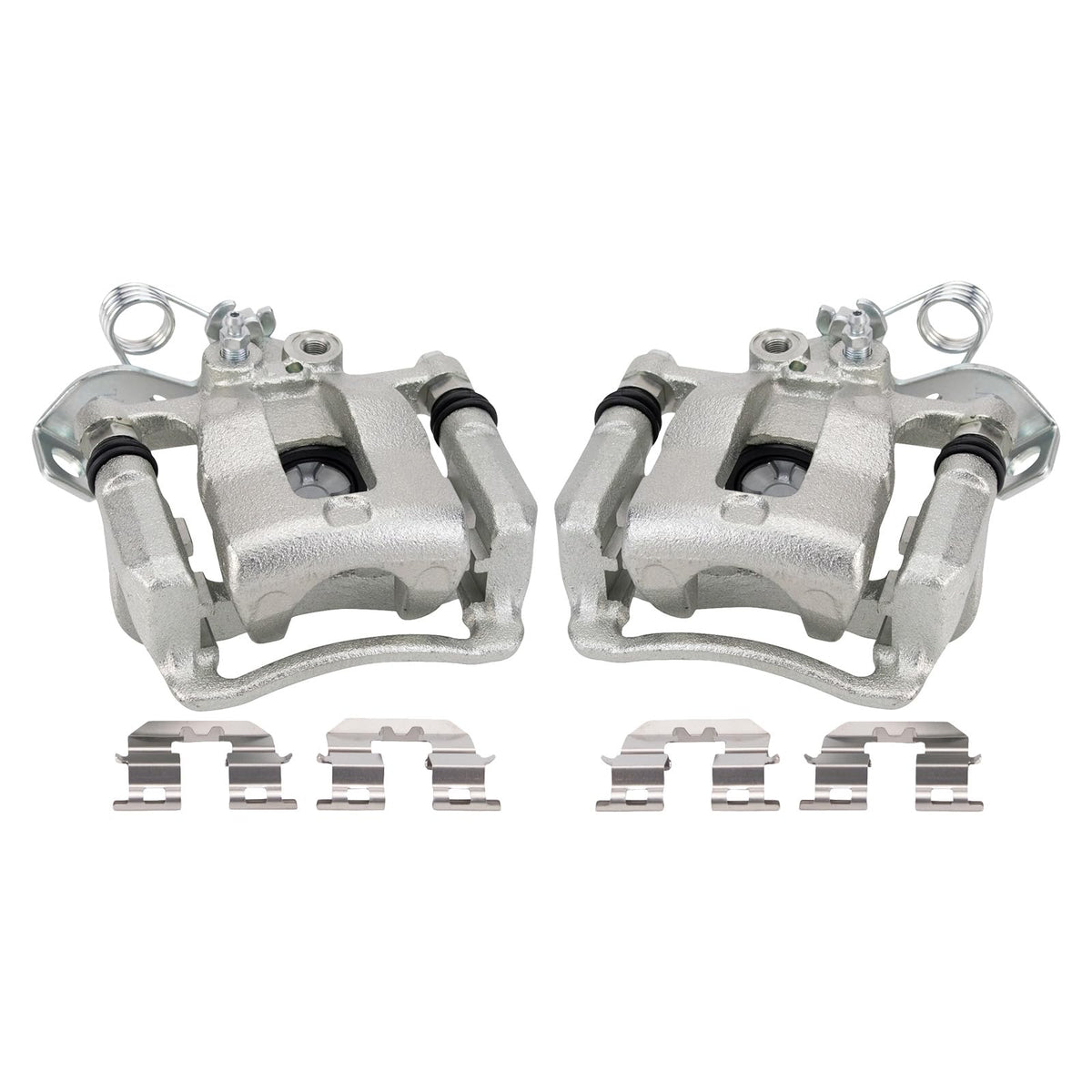 Trq Rear Brake Caliper Set Compatible With 2012-2017 Kia Rio