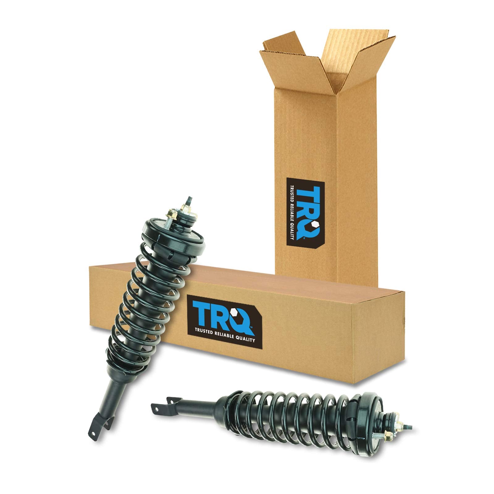 Trq Rear Strut & Coil Spring Assembly Set Driver & Passenger Sides Compatible With 96-00 Honda Civic