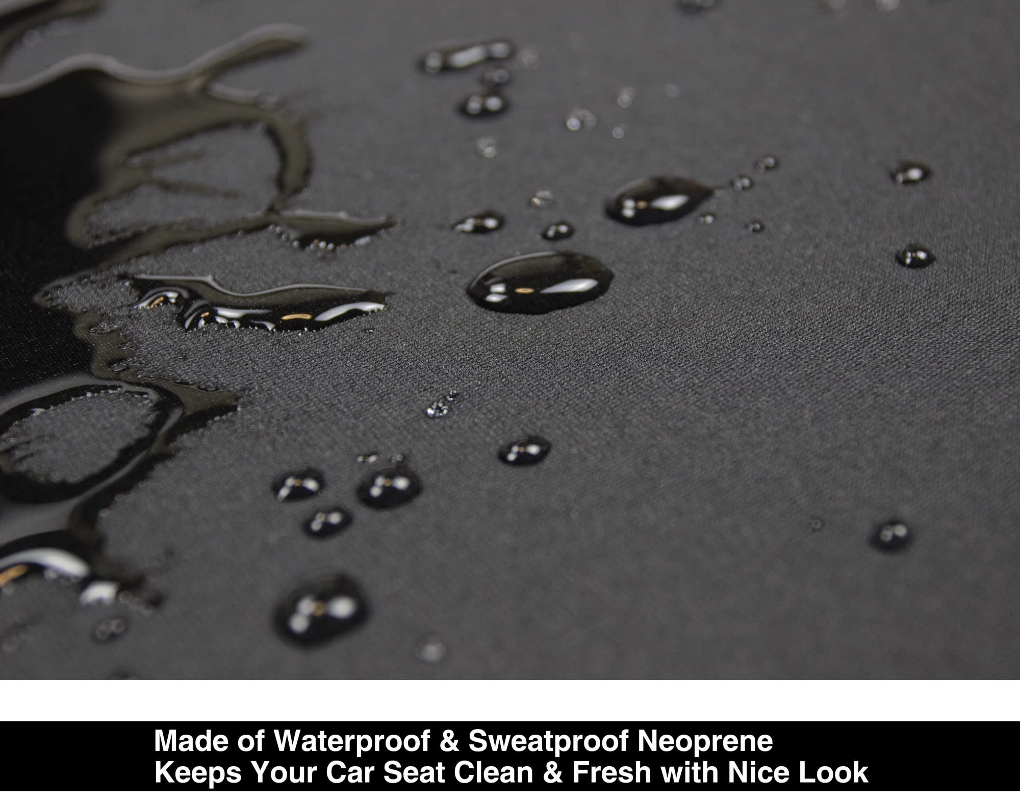 Vshield Waterproof Neoprene Car Seat Cover, Sweatproof Non-Slip Seat Protector, Universal Fit For Front Bucket Or Rear Bench Sea