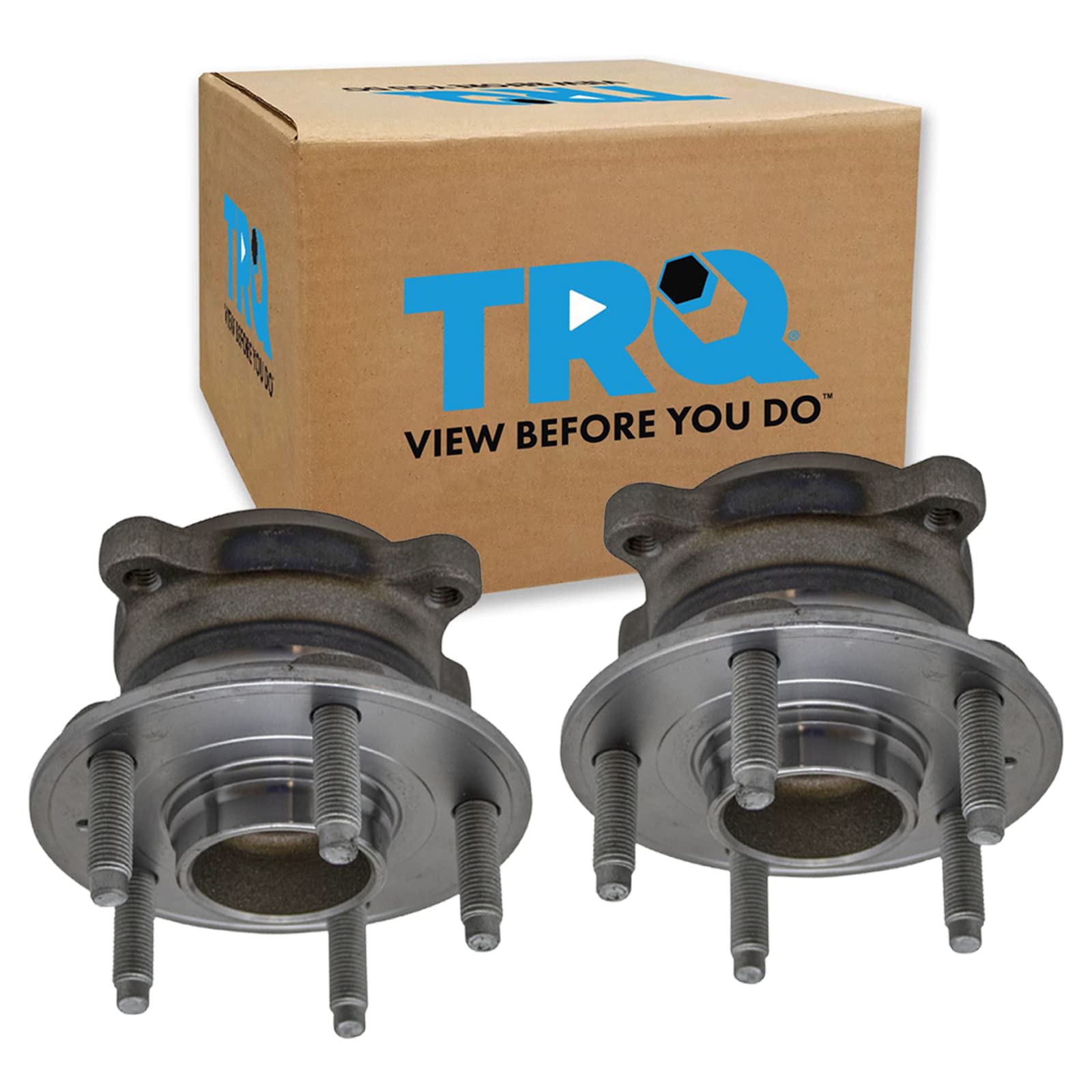 Trq Rear Wheel Hub Bearings Assembly Set Compatible With 2017-2018 Chevrolet Bolt Ev 2011-2015 Cruze 2016 Cruze Limited 2016-201
