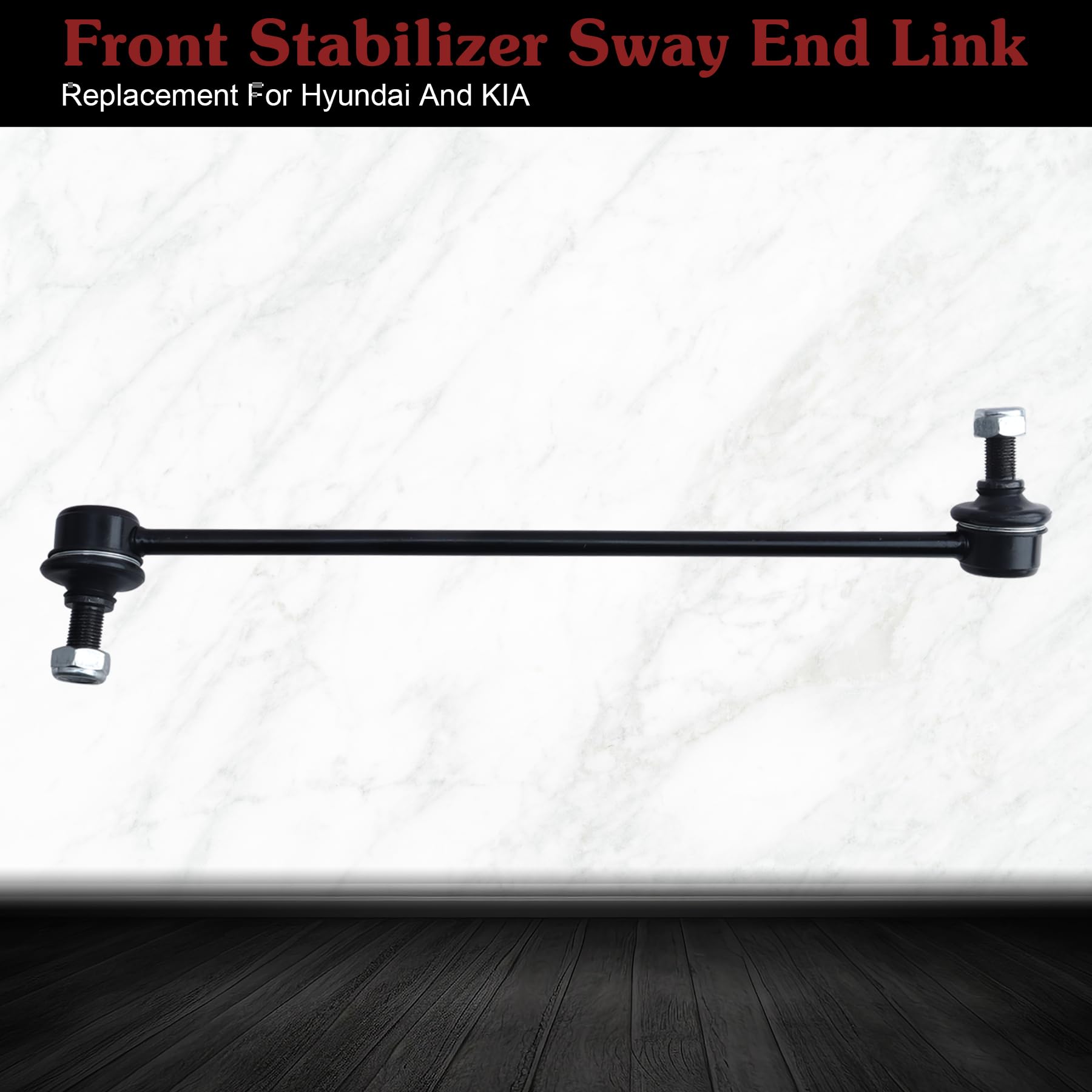 Stiueoav K750204 K750205 Sway Bar Link - Front Stabilizer End Link Compatible With 2007-2012 Hyundai Veracruz/Santa Fe?2011-2012