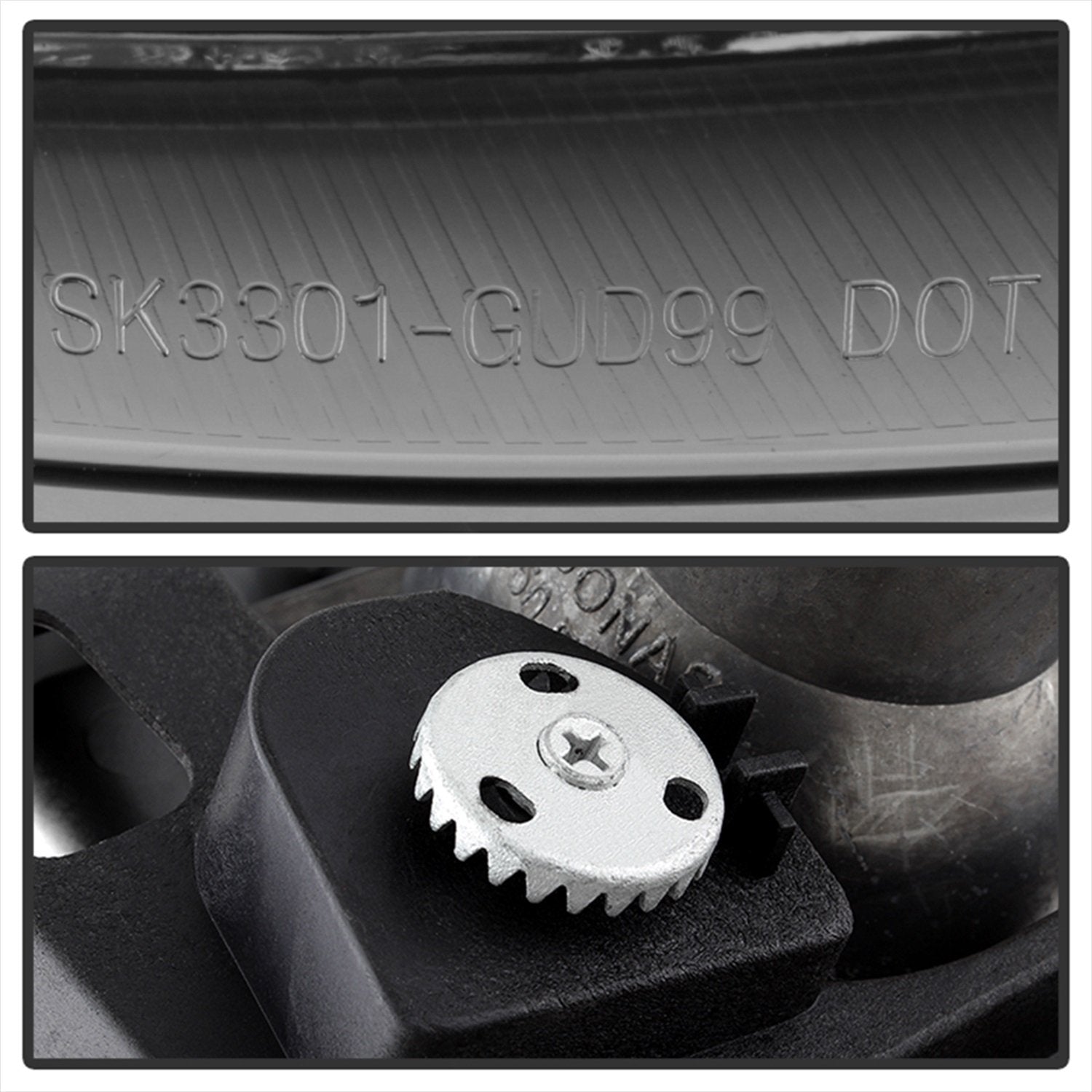 Spyder Auto 5009357 Led Halo Projector Headlights Black/Clear