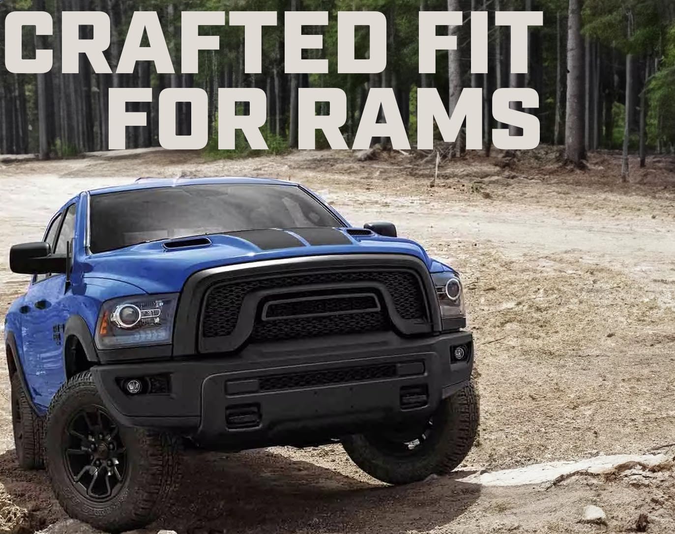 Antennamastsrus - Short Rubber Antenna Fits Dodge Ram Truck 1500 (2009-2024) - Usa Stainless Steel Threading - The Original 6 3/4 Inch Accessories - Car Wash Proof - Internal Copper Coil