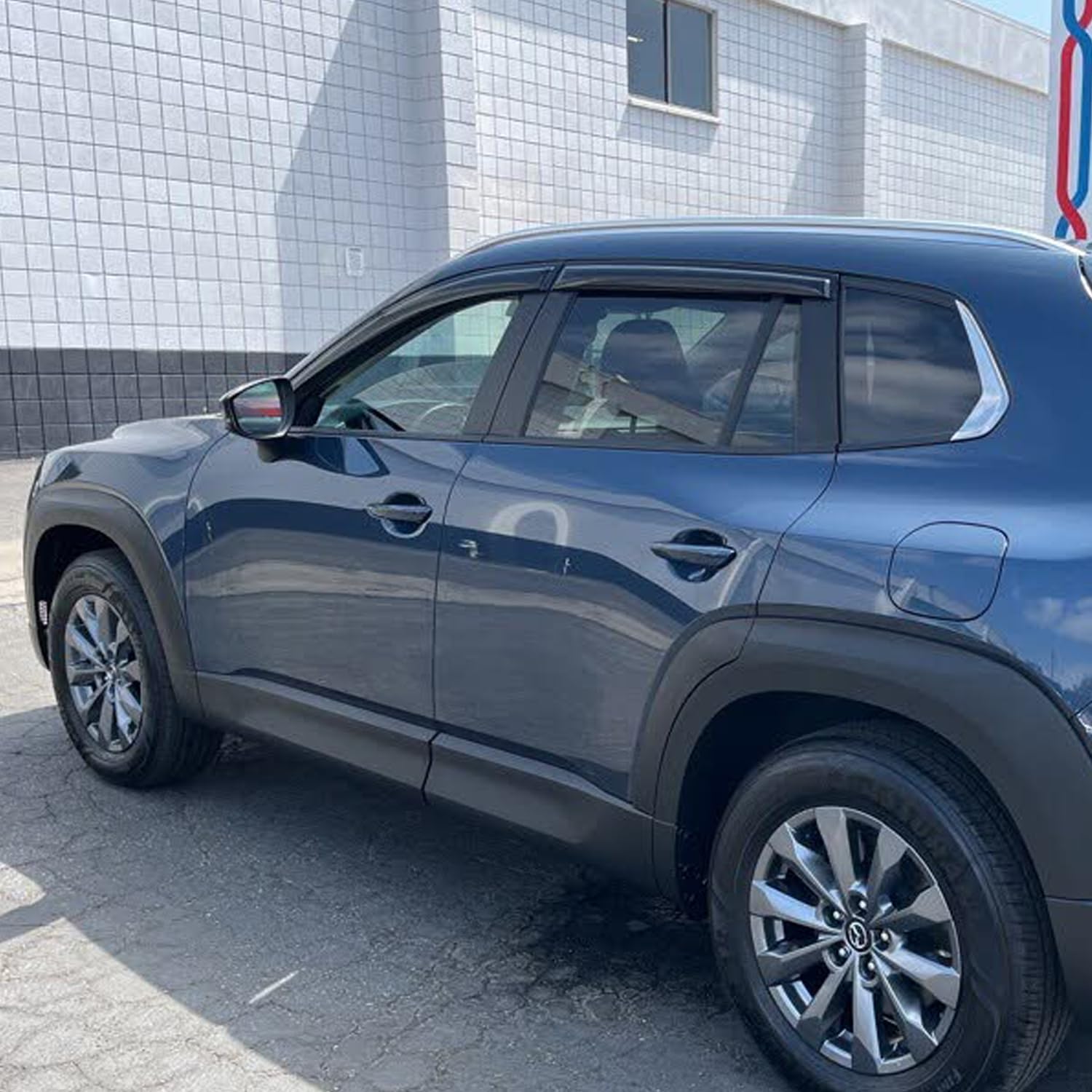 Side Car Window Visors Wind Deflectors Compatible With Mazda Cx-50 2023-2024, Cx50 Window Vent Guard Shade Sun Rain Guards Suv A