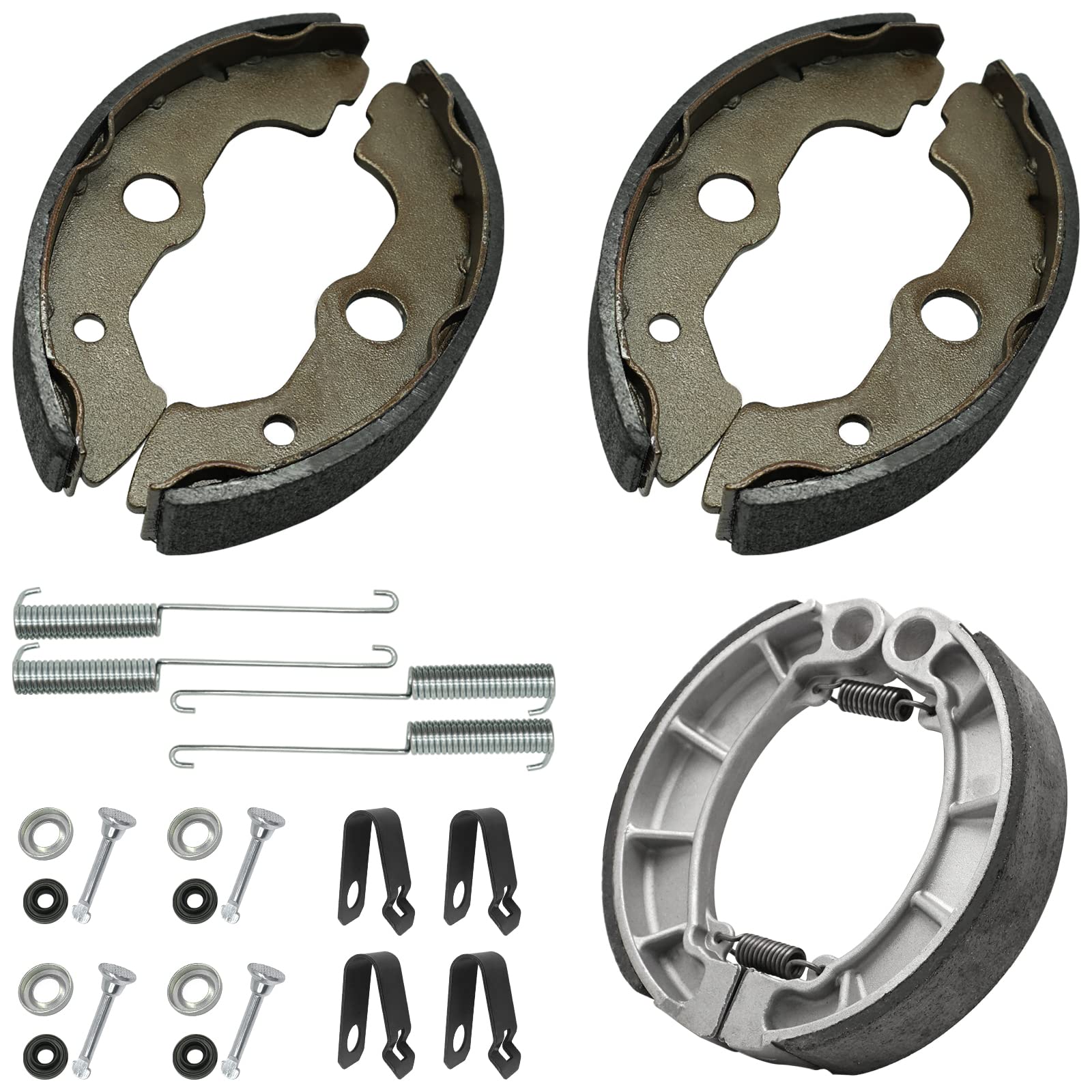 Front & Rear Brake Shoes Kit For Honda Foreman 400 Foreman 450 Rancher 350 Rancher 400, Oem# 06450-Hn5-671 45175-Hc4-006 06430-Hn0-A30